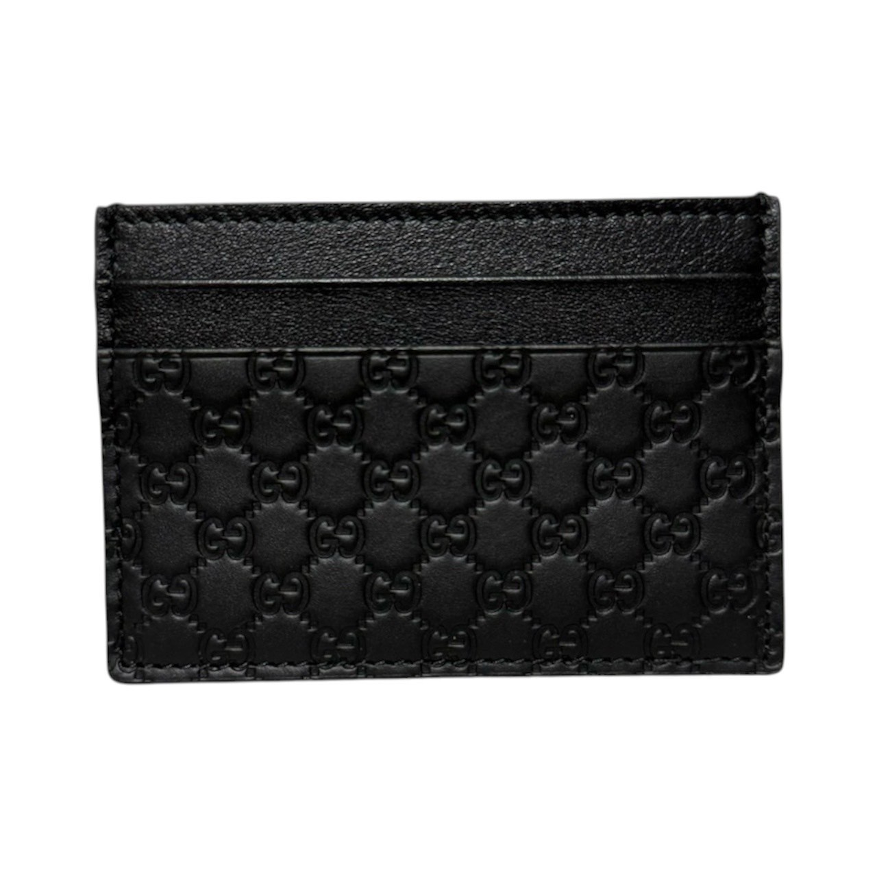 Microguccissima card case, black, unused. — view 2