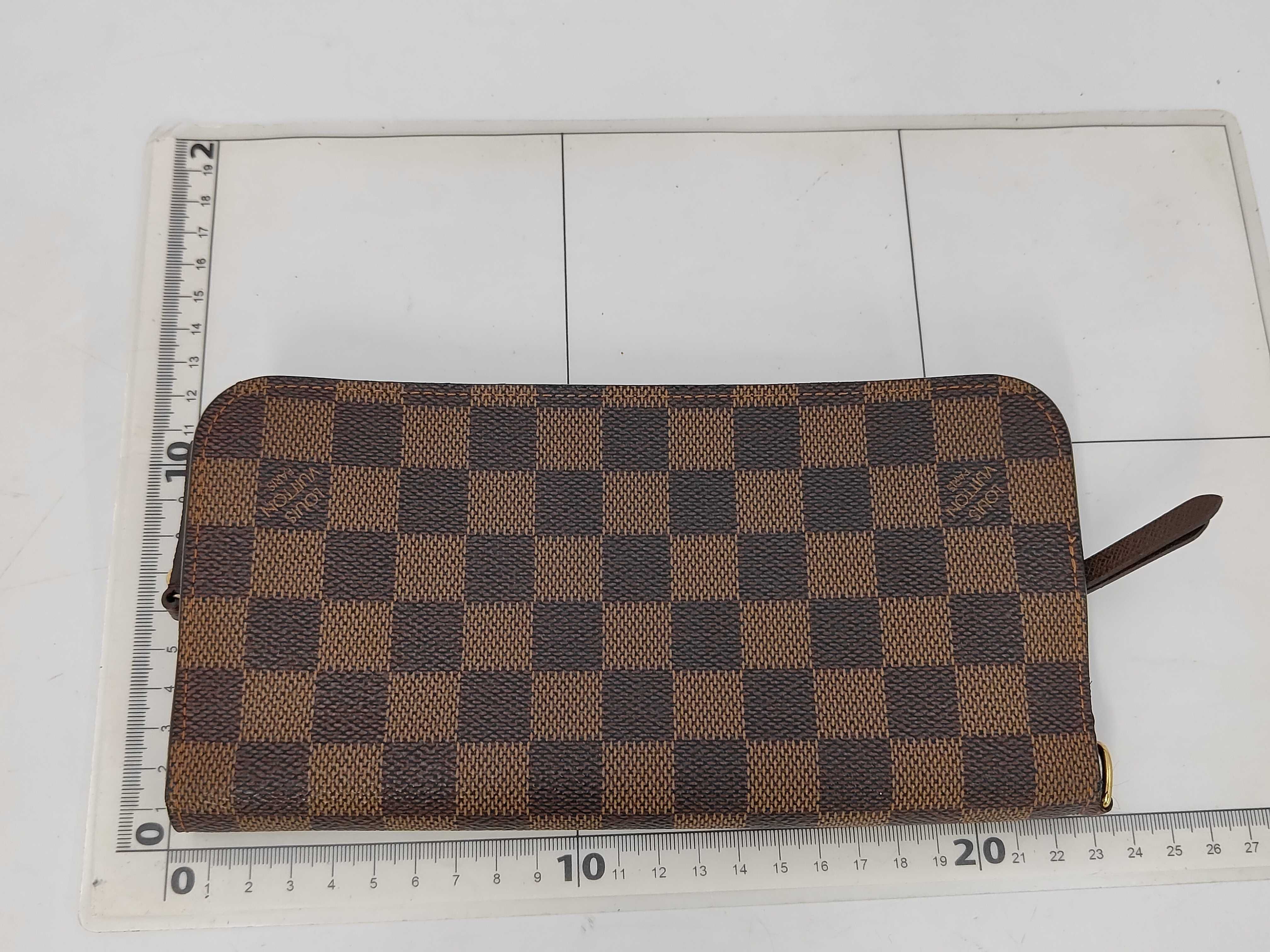 Damier LV Damier Long Wallet with Box and Dust Bag — view 2