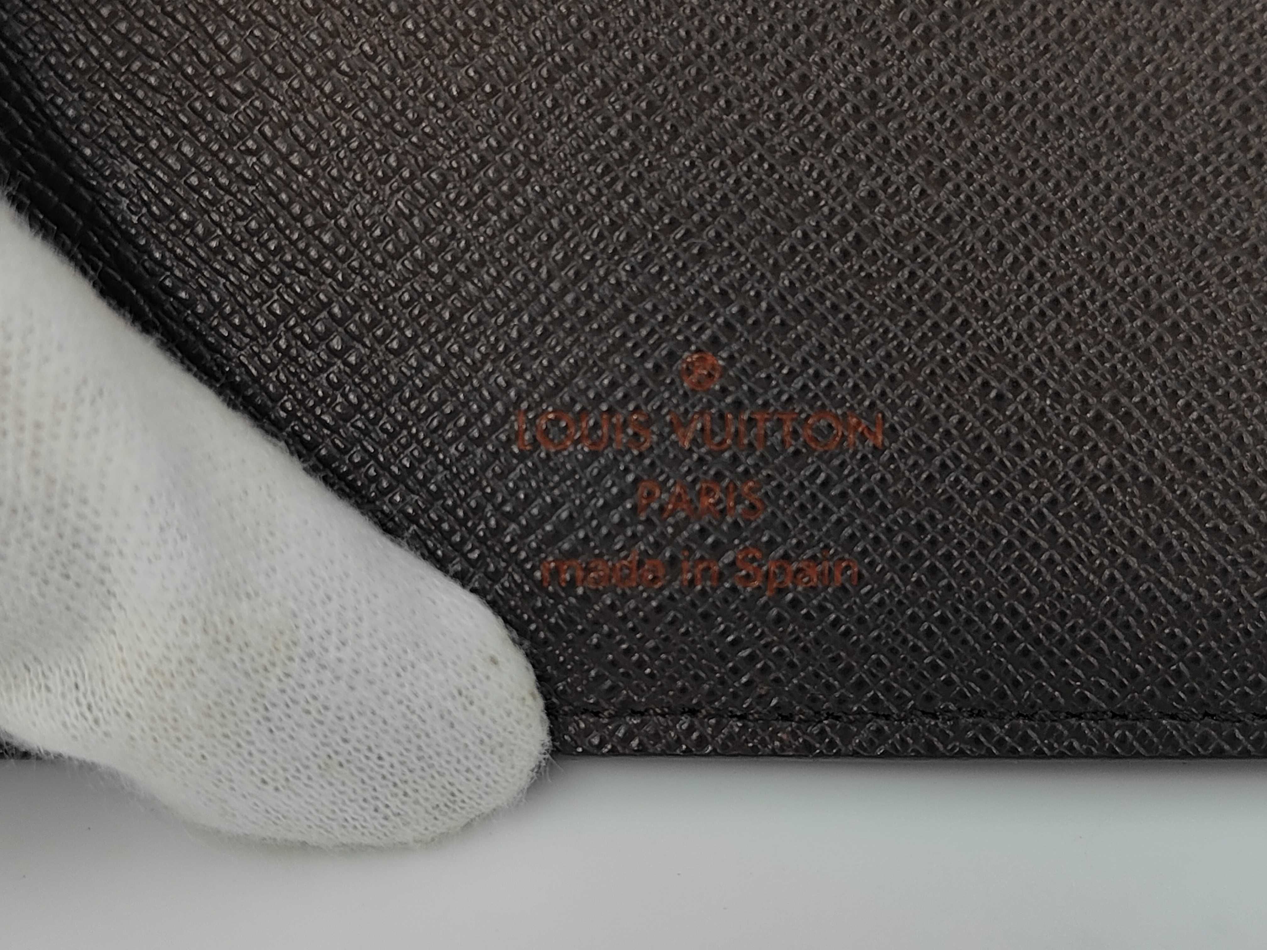 Damier LV Damier Long Wallet with Box and Dust Bag — view 7