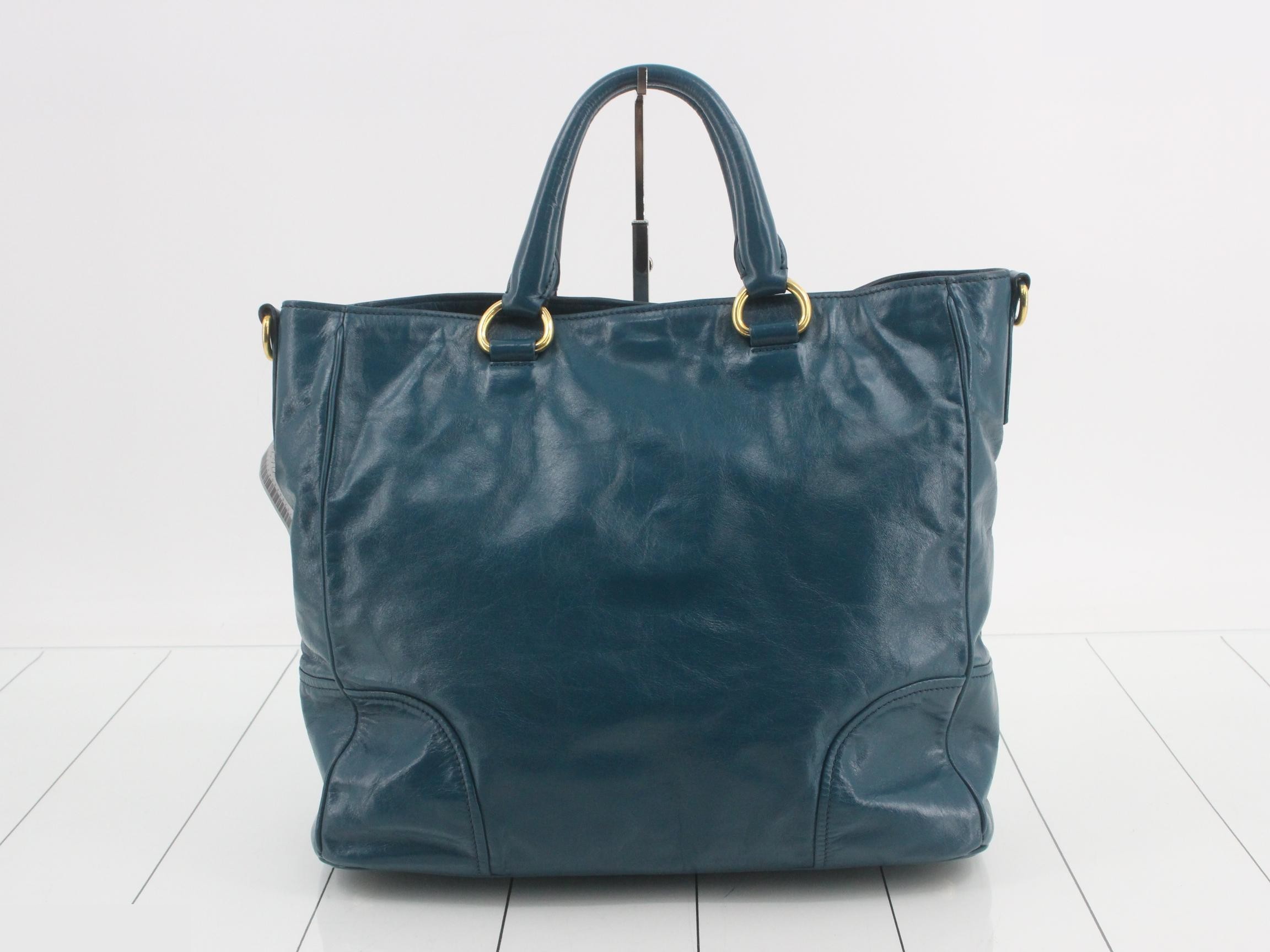 Other lines: Bags & Handbags, Leather, Blue, 2-way — view 2