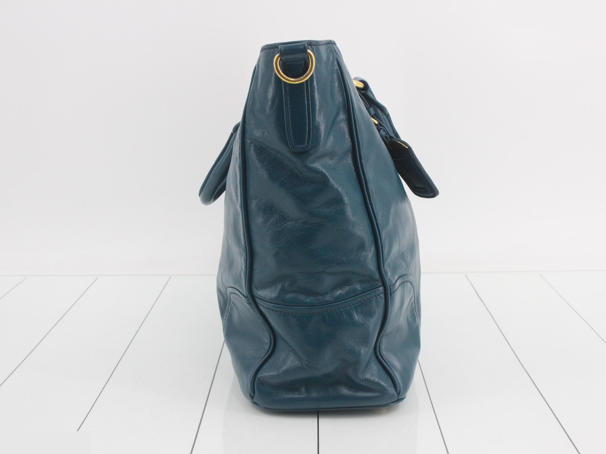 Other lines: Bags & Handbags, Leather, Blue, 2-way — view 4