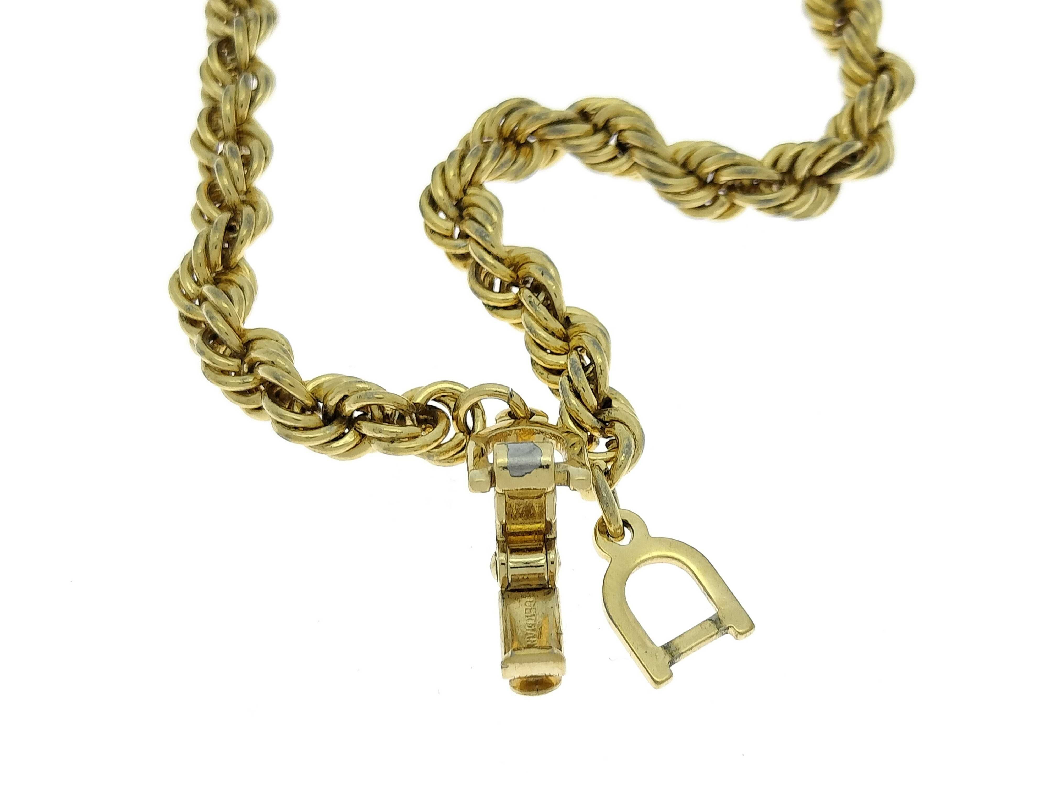Rope Screw Bracelet Gold Bracelet/Bangle — view 8