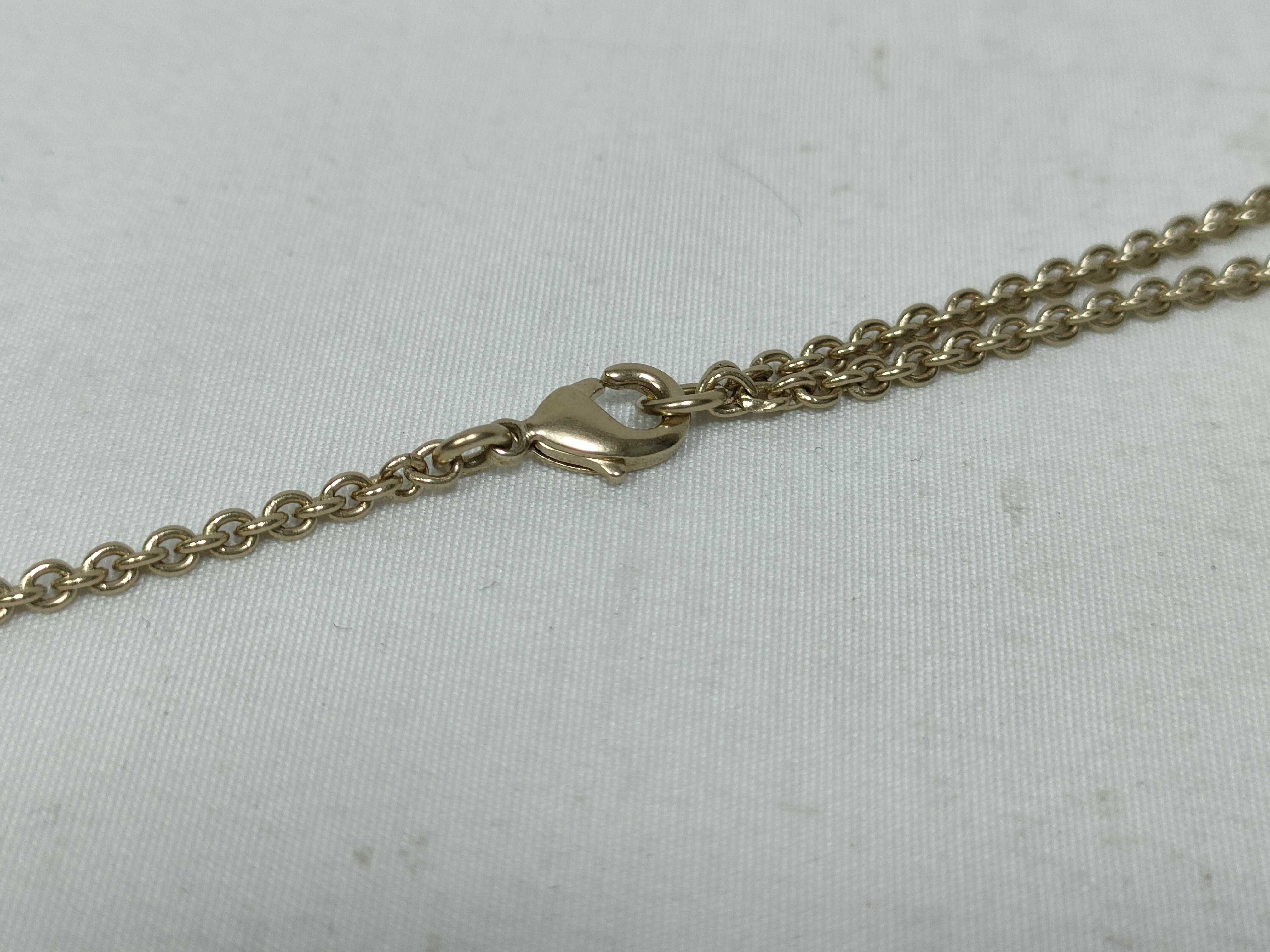 Turtle Flower Motif Pearl Necklace — view 6