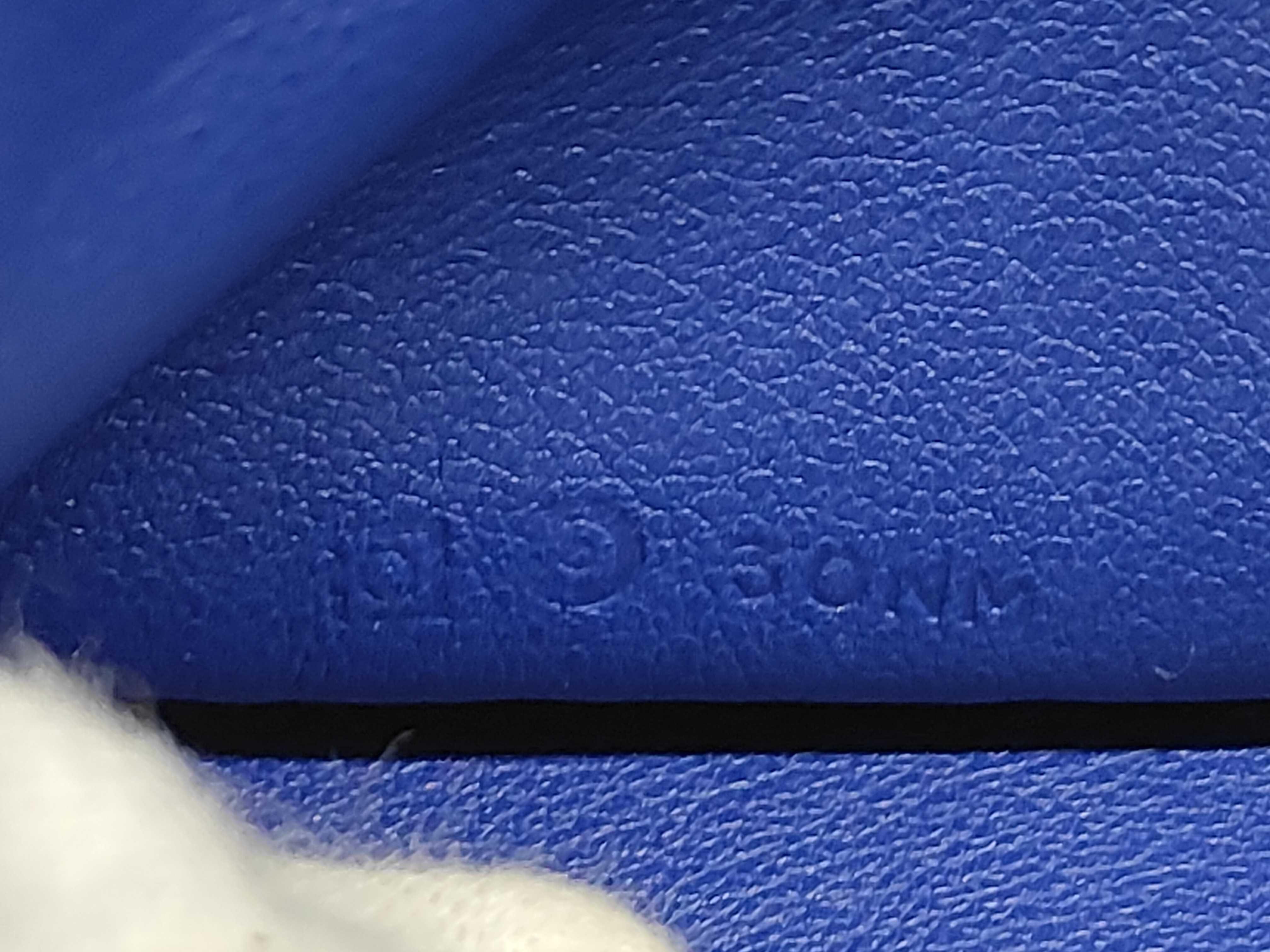 Tiny Bolide, Veau Swift leather, Blue Electric, Silver hardware, O stamp, Handbag — view 11
