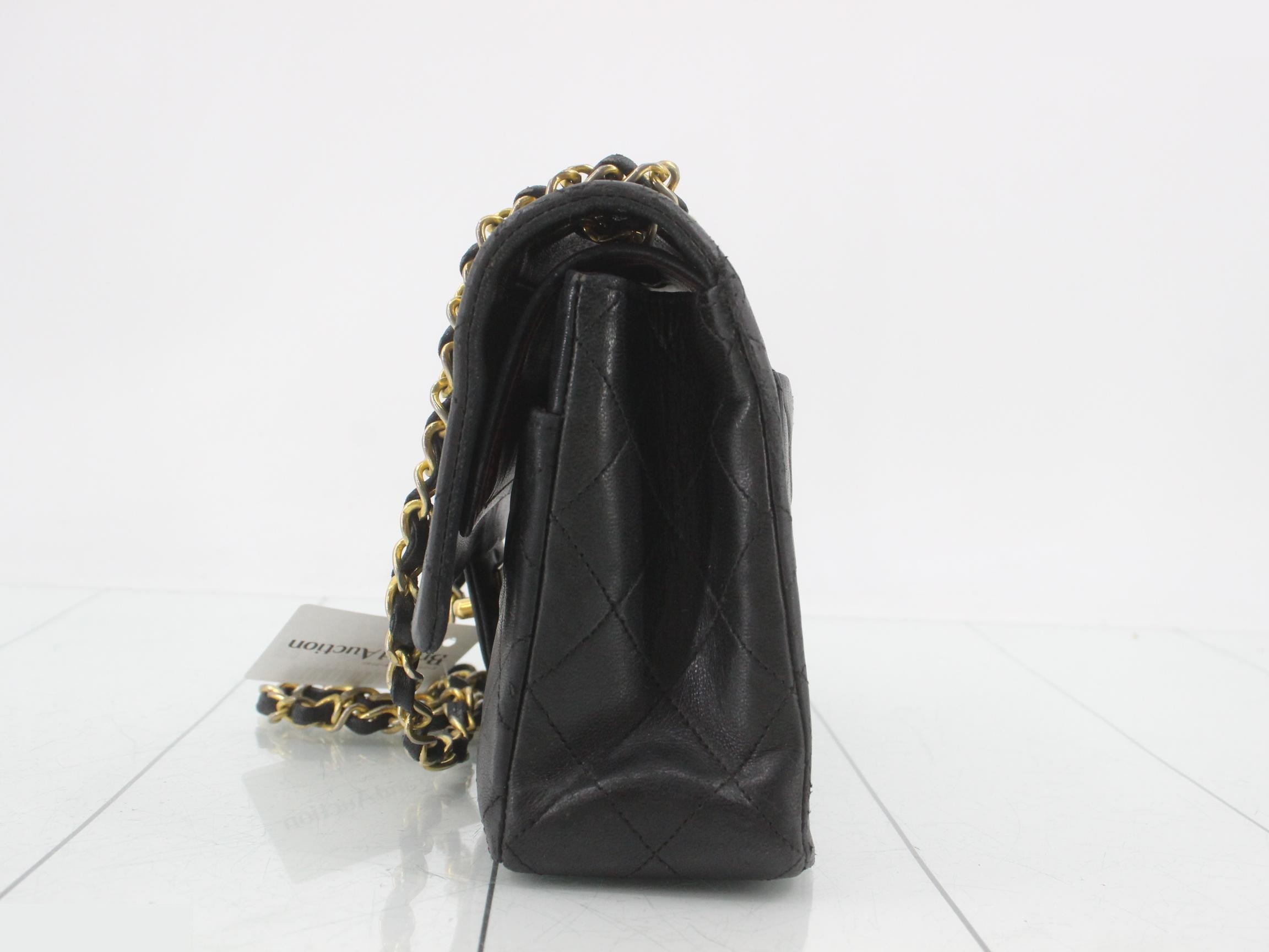 Matelassé 25 Double Flap Lambskin Chain Shoulder Bag, Series 1 — view 3