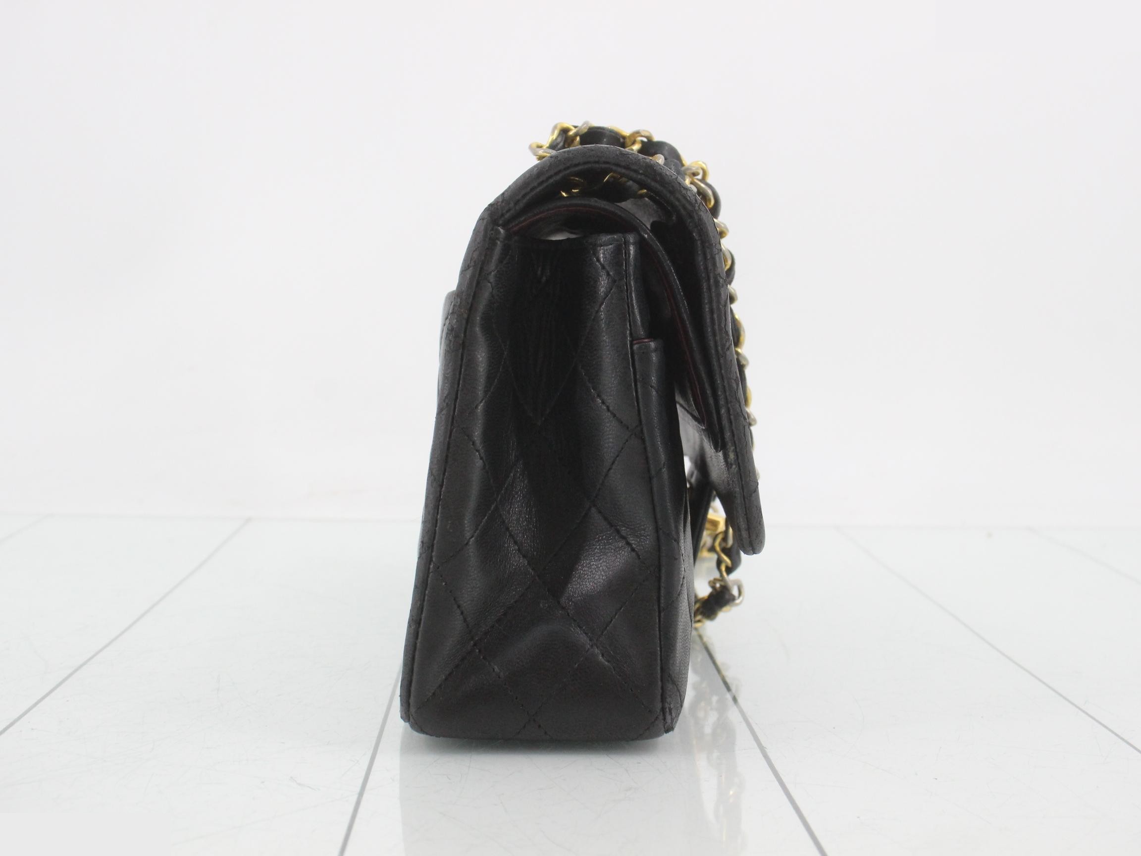 Matelassé 25 Double Flap Lambskin Chain Shoulder Bag, Series 1 — view 4