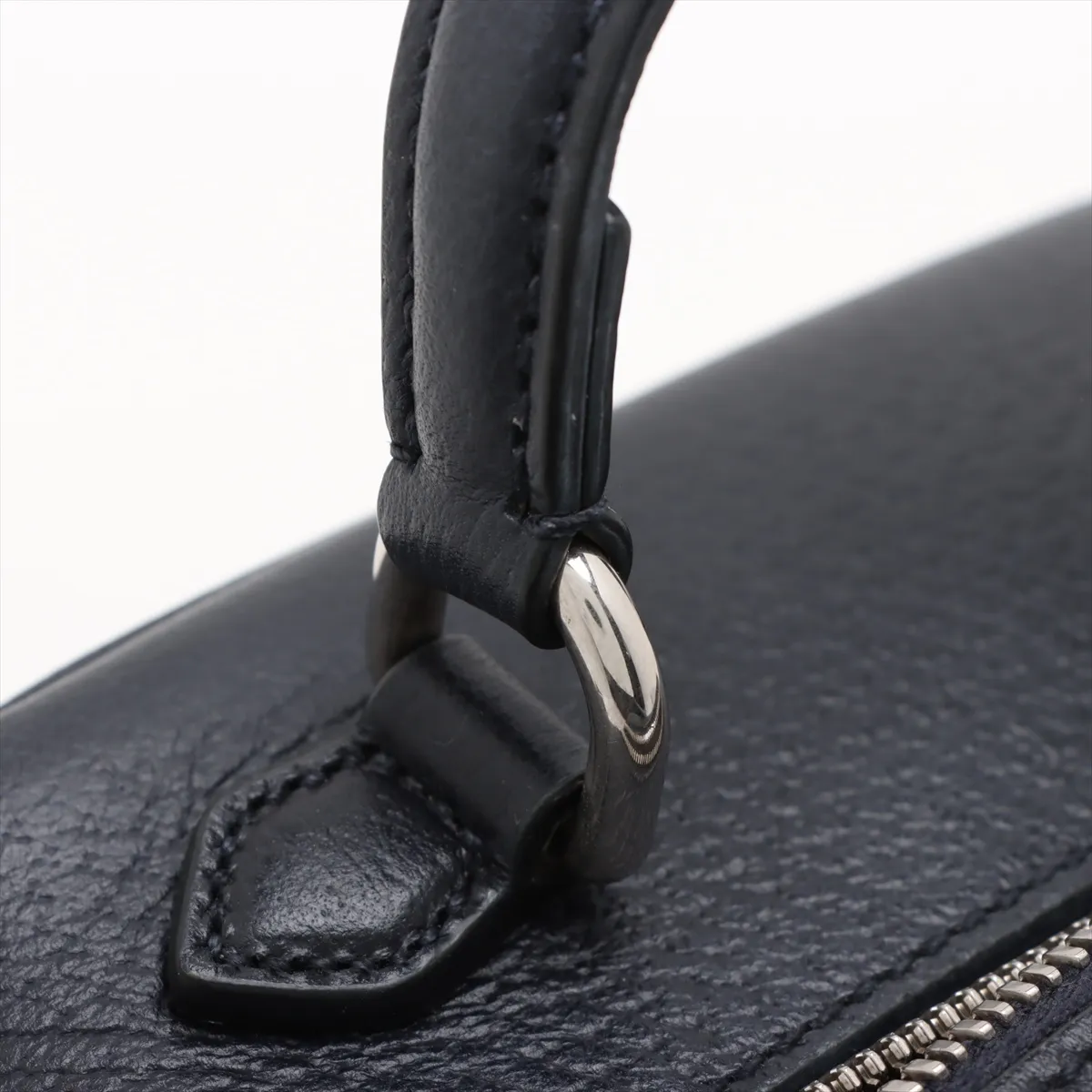 GG Supreme Ophidia PVC x Leather 2WAY Handbag Navy x Beige 772157 — view 10