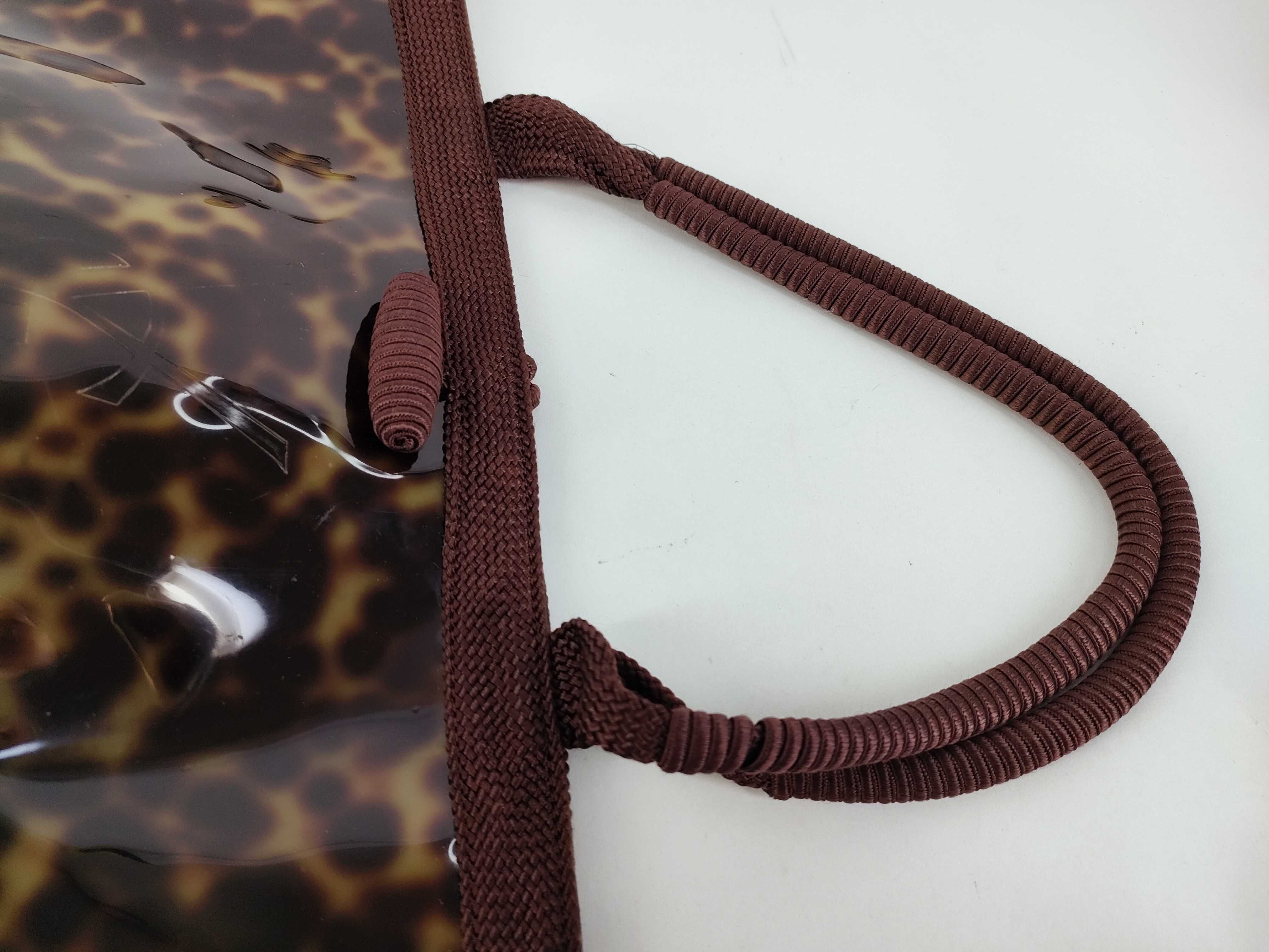 handbag, leopard print, YSL logo handbag — view 3
