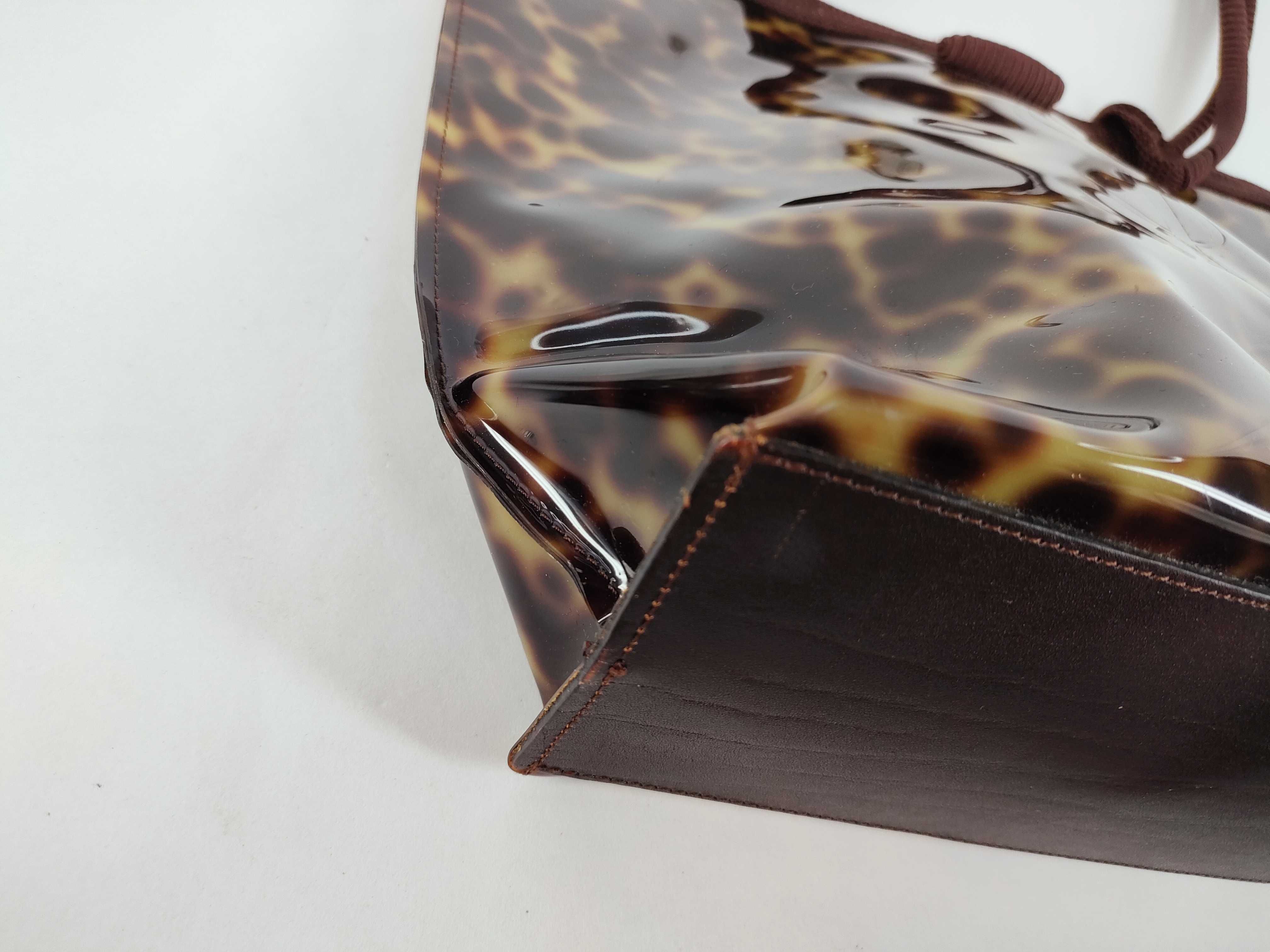 handbag, leopard print, YSL logo handbag — view 6