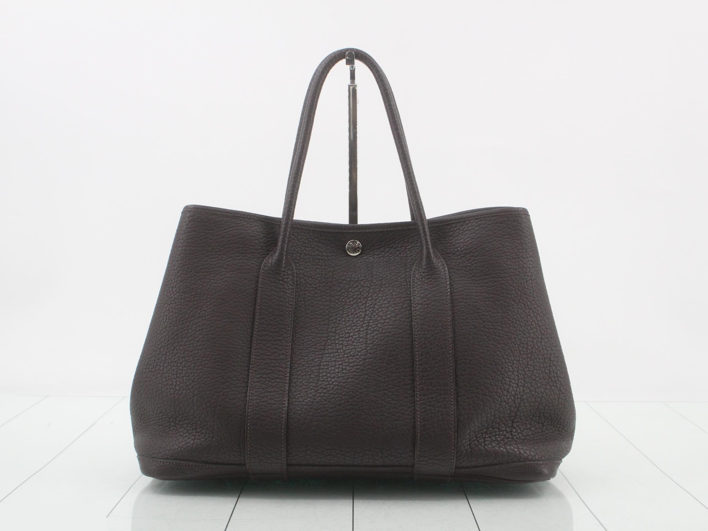 Garden Party PM N Engraved Tote Bag Brown