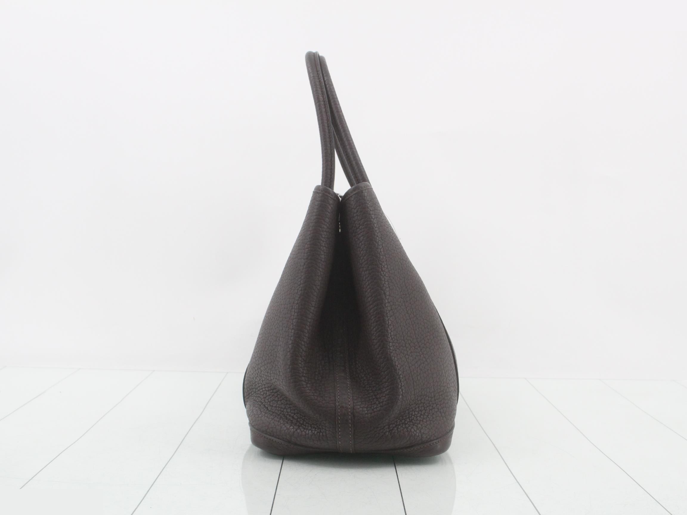 Garden Party PM N Engraved Tote Bag Brown — view 3