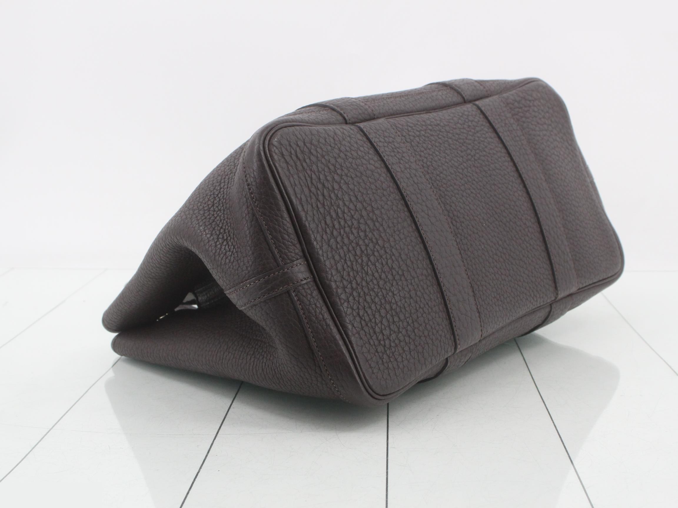 Garden Party PM N Engraved Tote Bag Brown — view 5