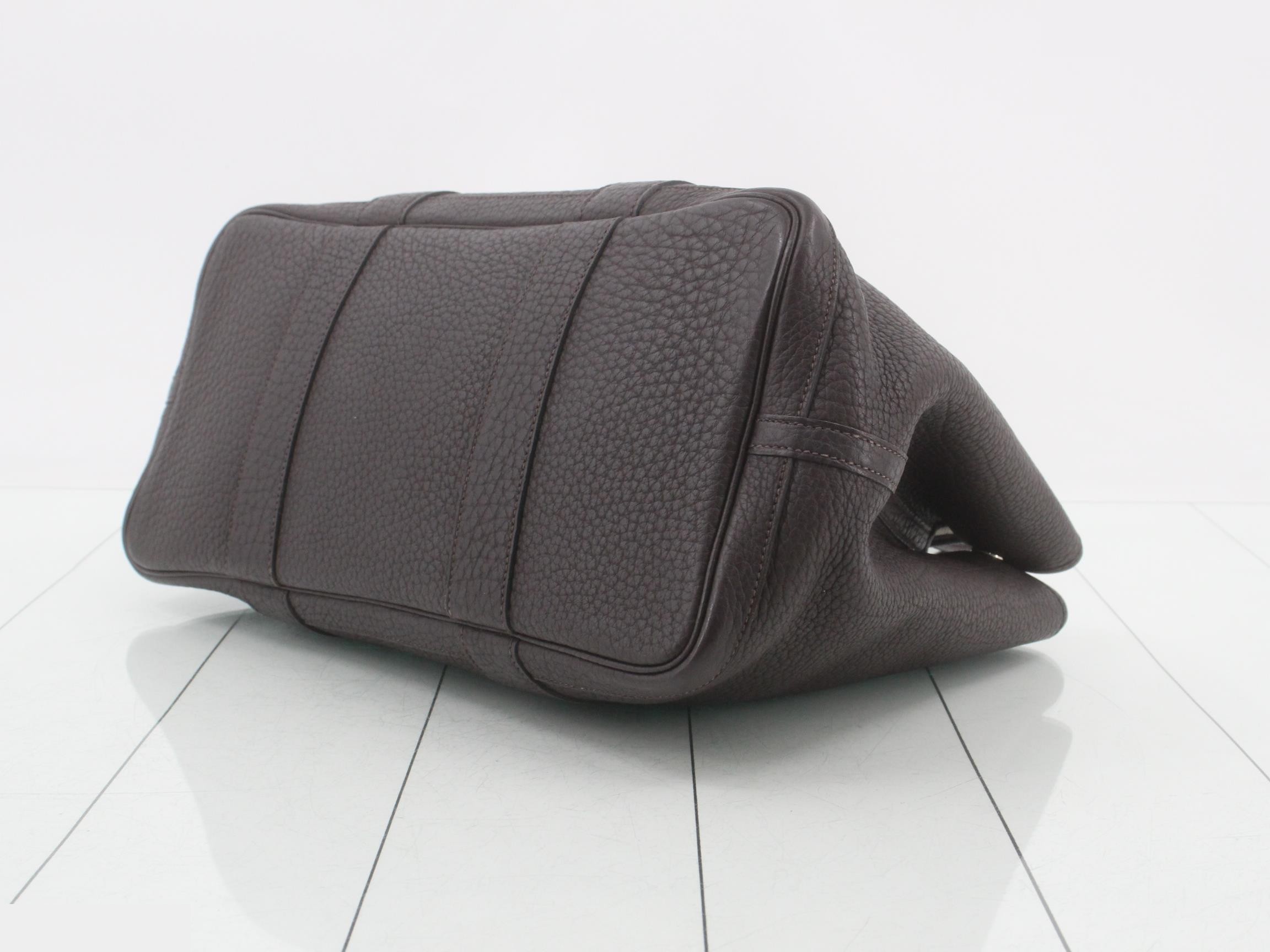 Garden Party PM N Engraved Tote Bag Brown — view 6