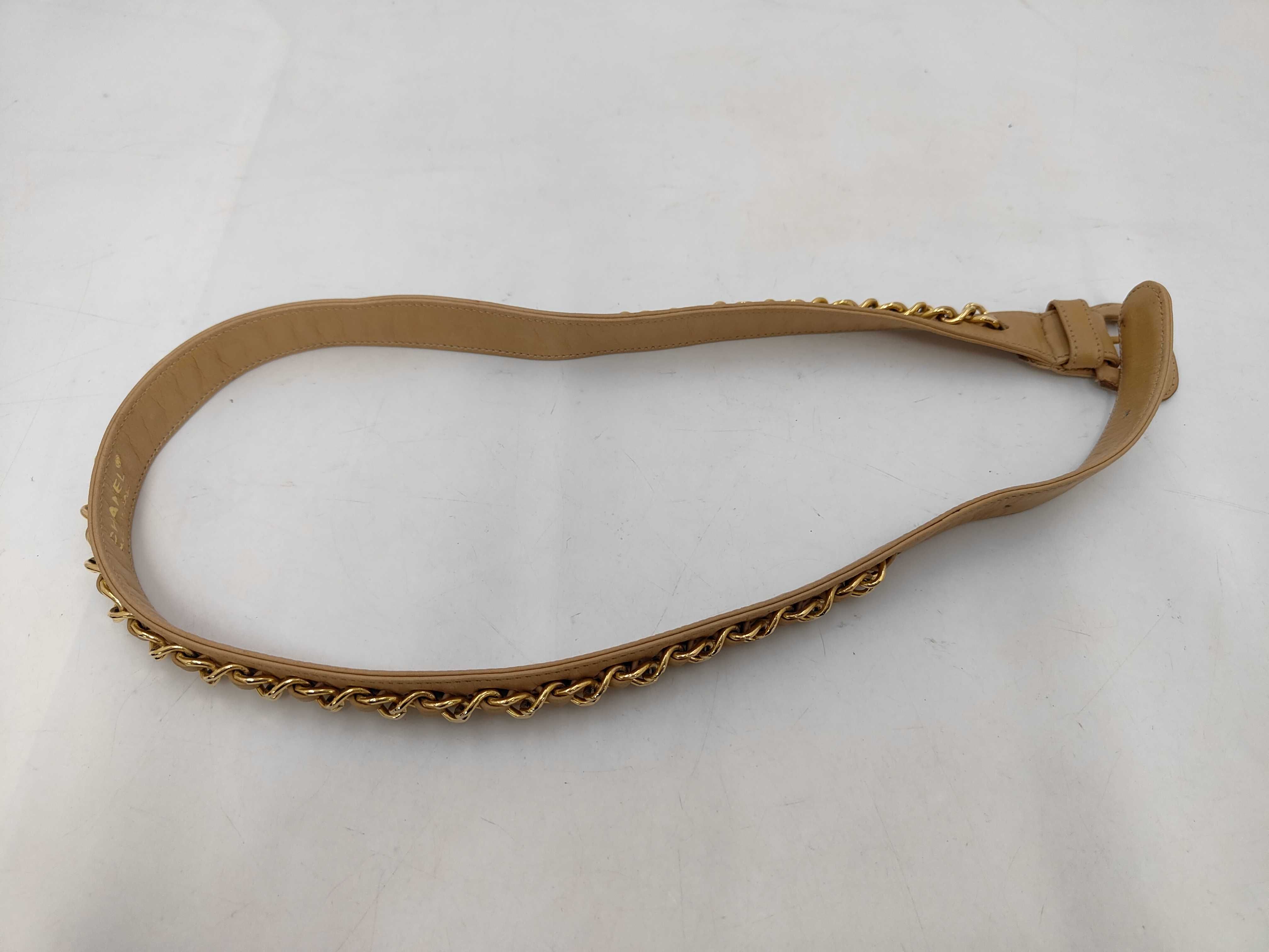 Matelassé Turnlock Coco Waist Bag, Beige, Size 75 — view 3