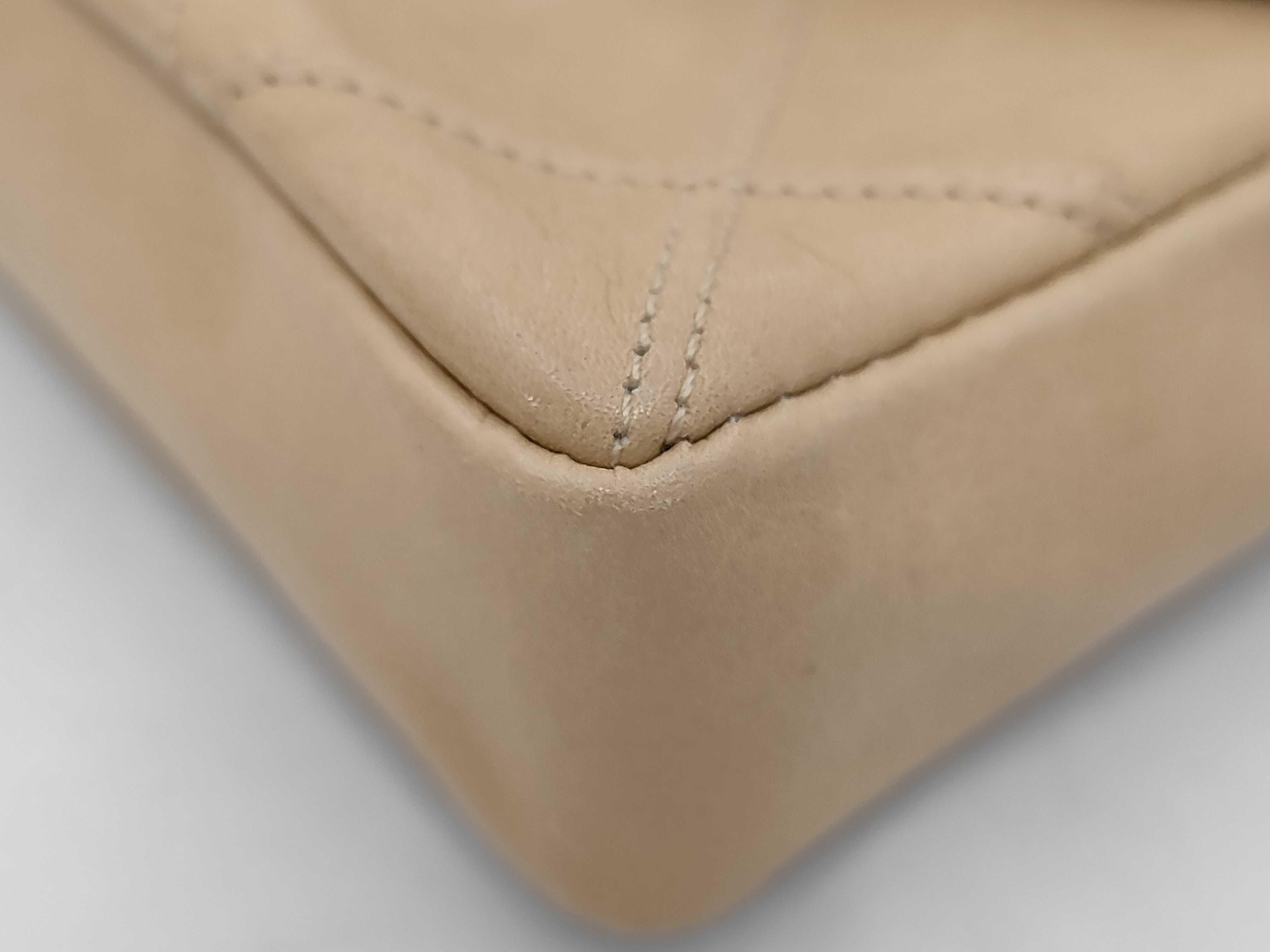 Matelassé Turnlock Coco Waist Bag, Beige, Size 75 — view 7