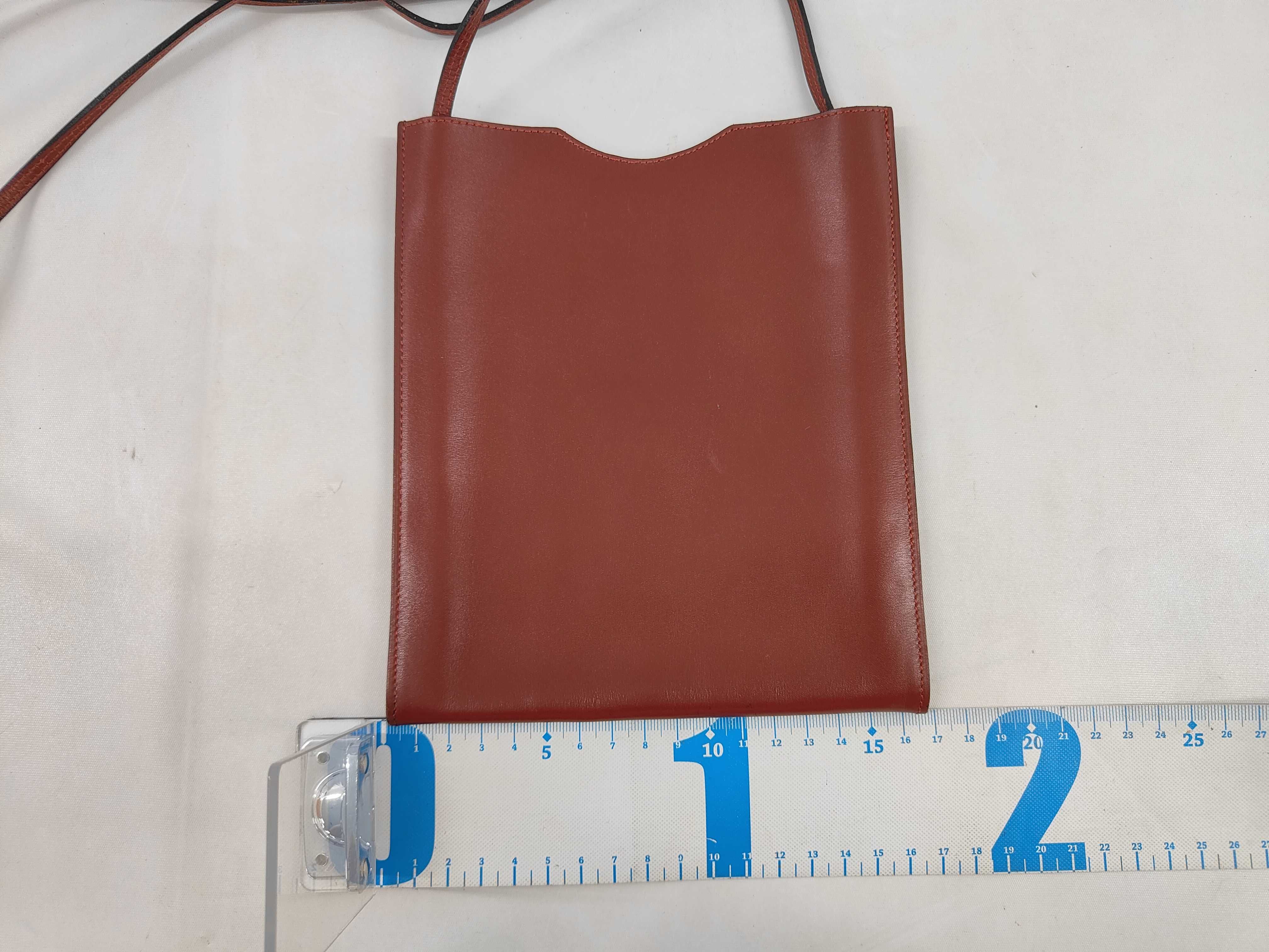 Omenitou Calfskin Bordeaux Shoulder Bag — view 2