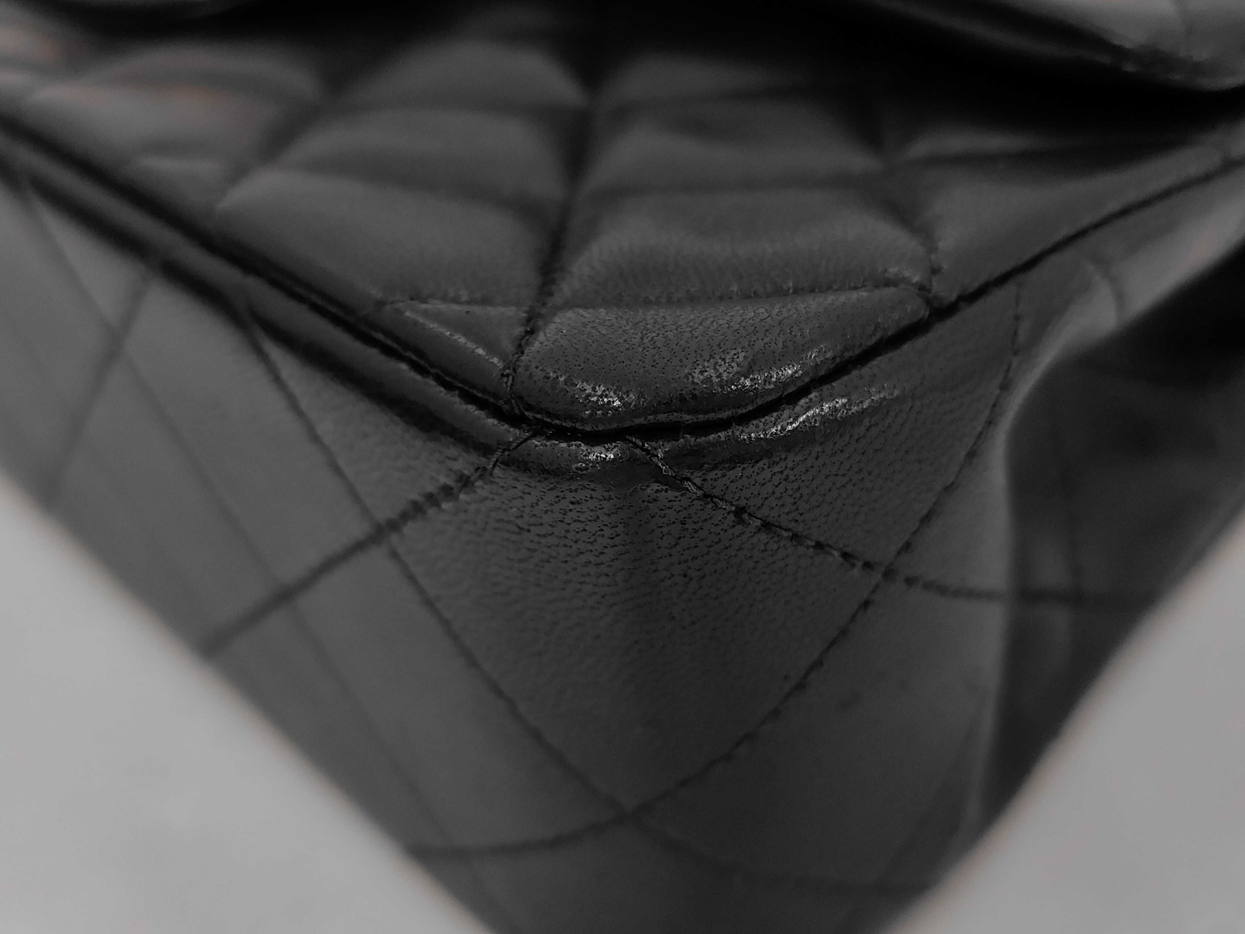 Lambskin Matelassé 23 Double Flap Chain Shoulder Bag — view 3