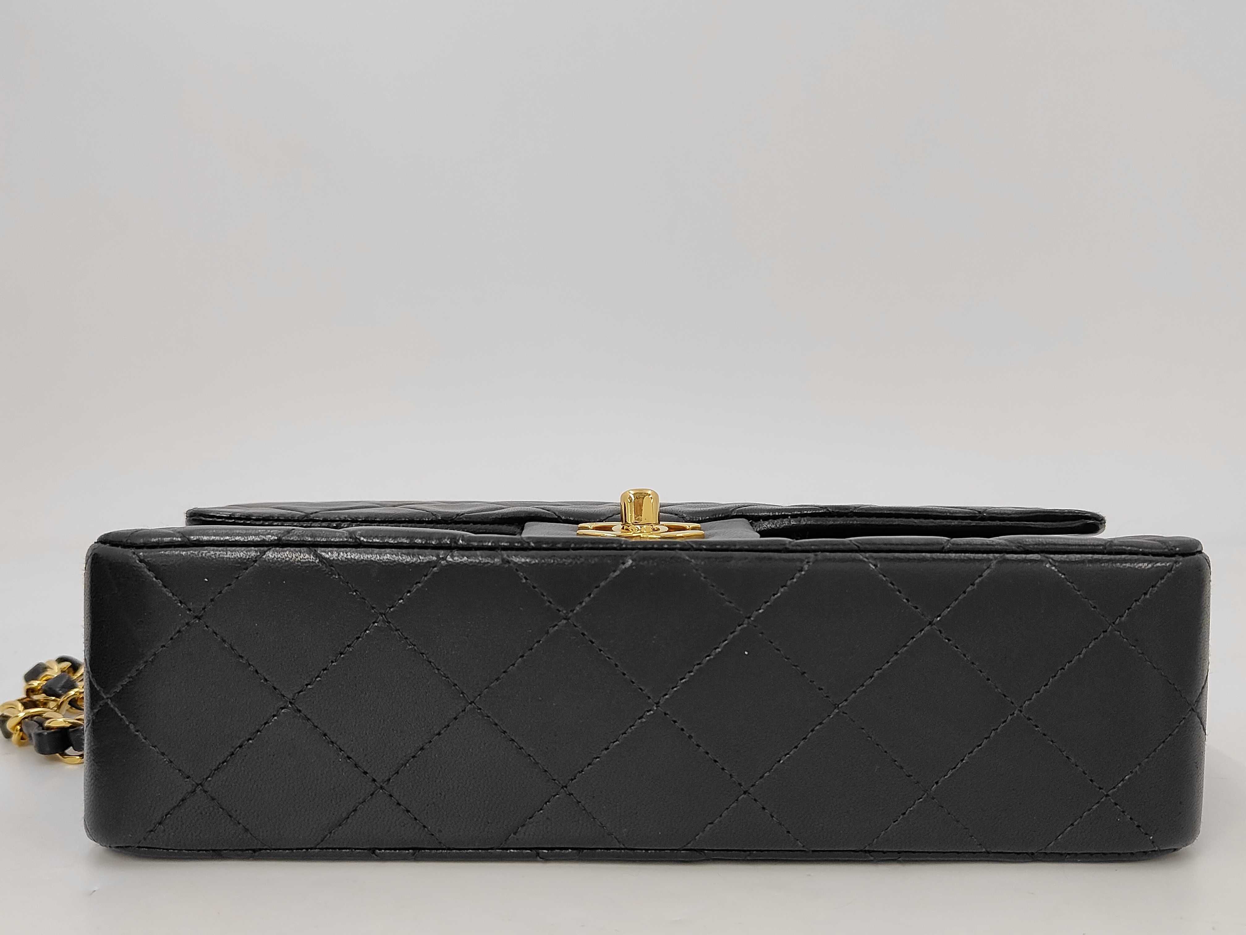 Lambskin Matelassé 23 Double Flap Chain Shoulder Bag — view 4