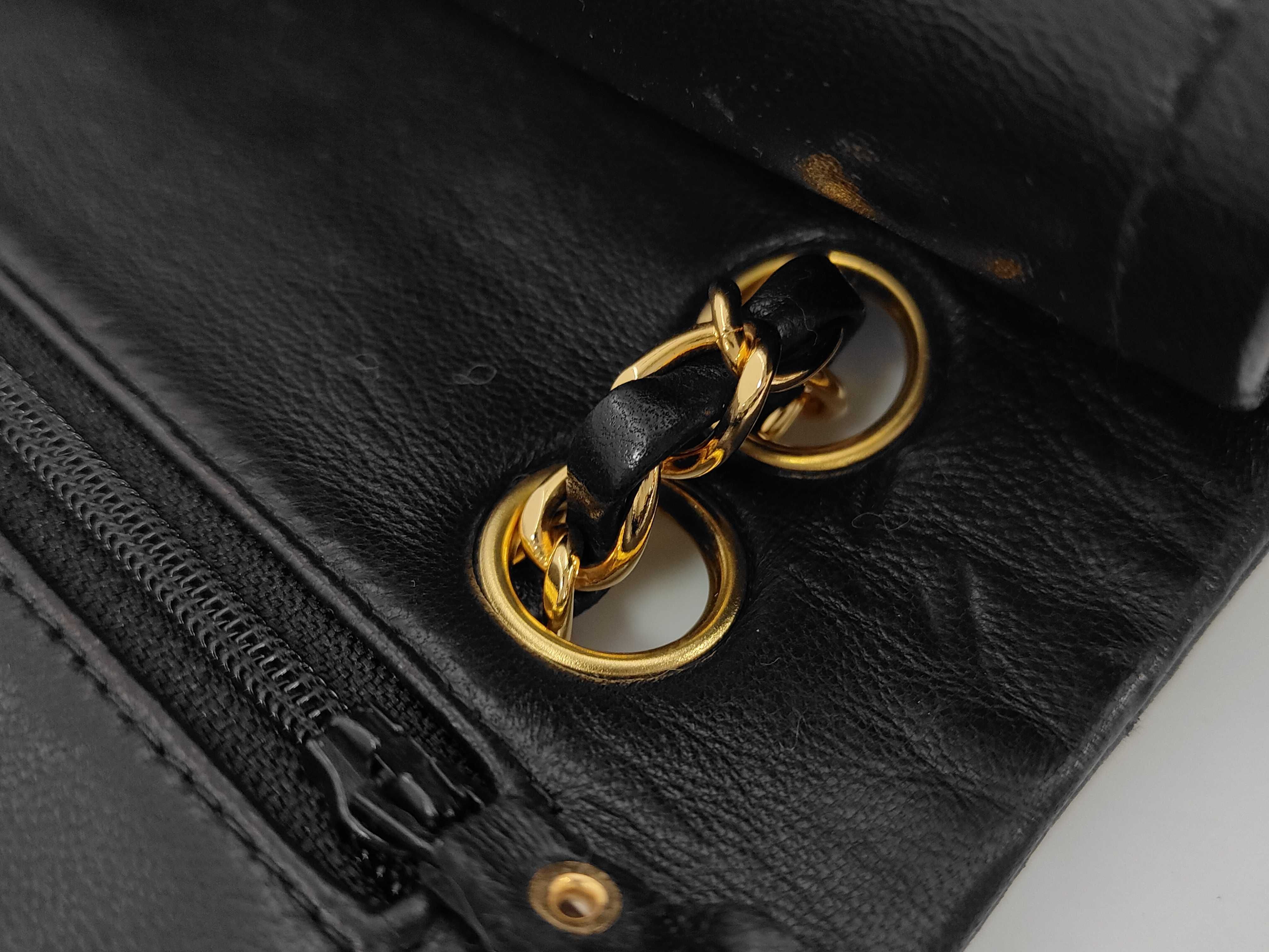 Lambskin Matelassé 23 Double Flap Chain Shoulder Bag — view 7