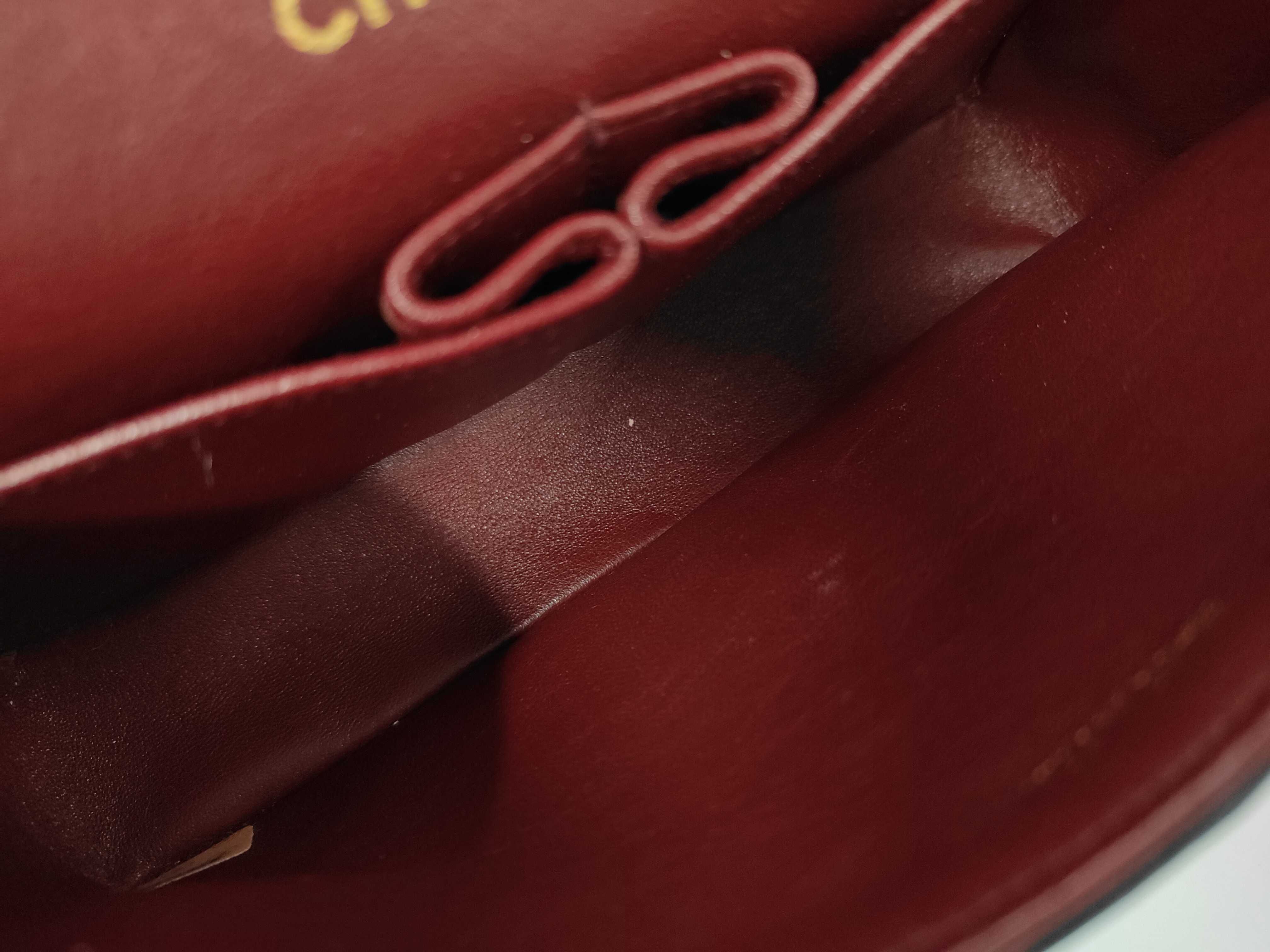 Lambskin Matelassé 23 Double Flap Chain Shoulder Bag — view 8