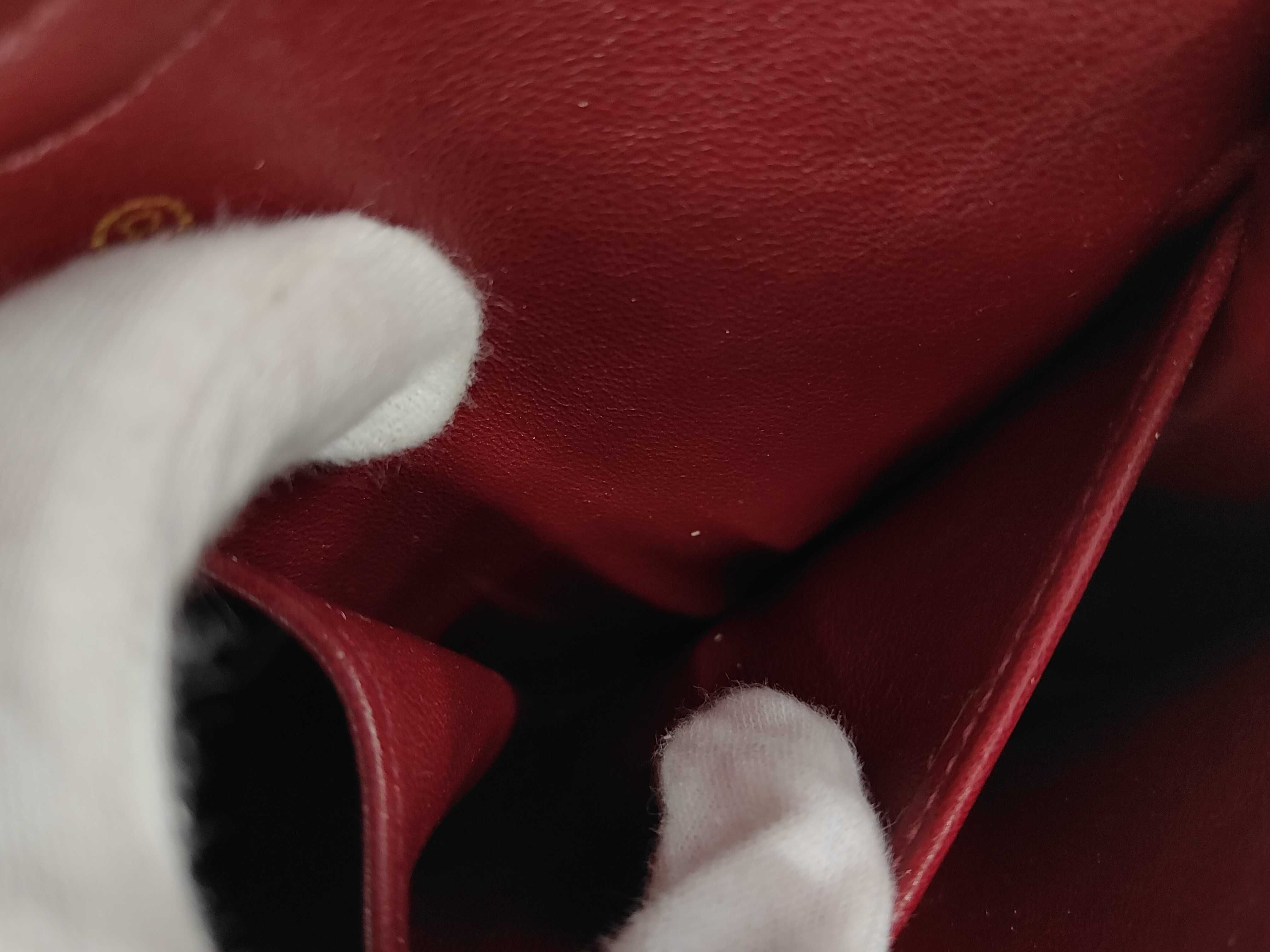Lambskin Matelassé 23 Double Flap Chain Shoulder Bag — view 9