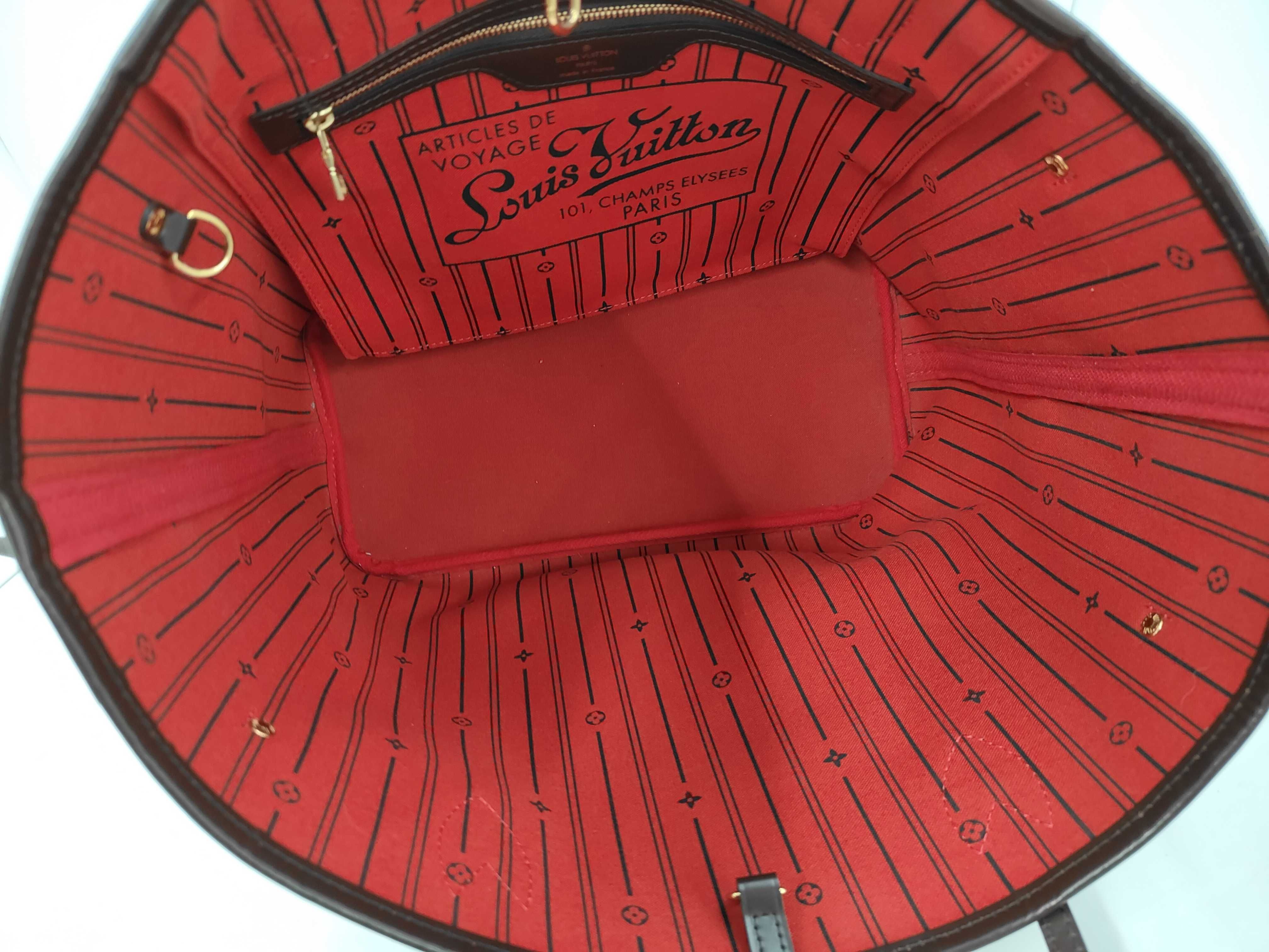 Neverfull MM Damier Ebene Tote Bag — view 9