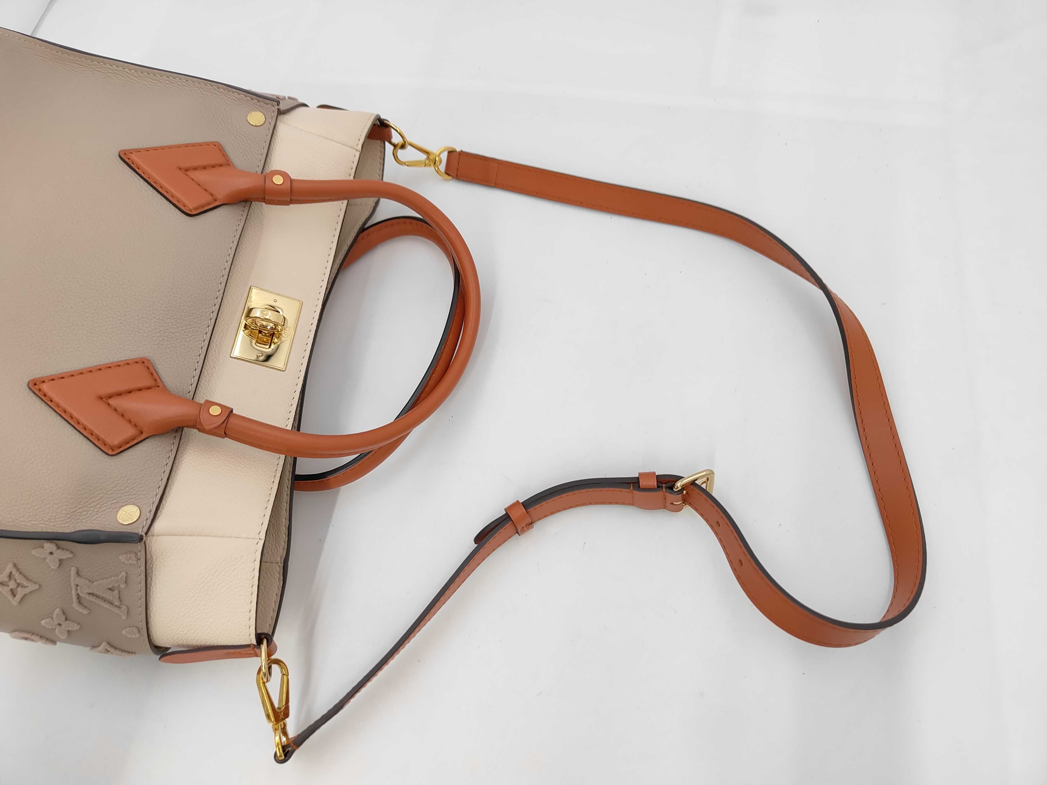 On My Side MM Monogram Tuffetage Grain Calfskin Handbag M53825 — view 5