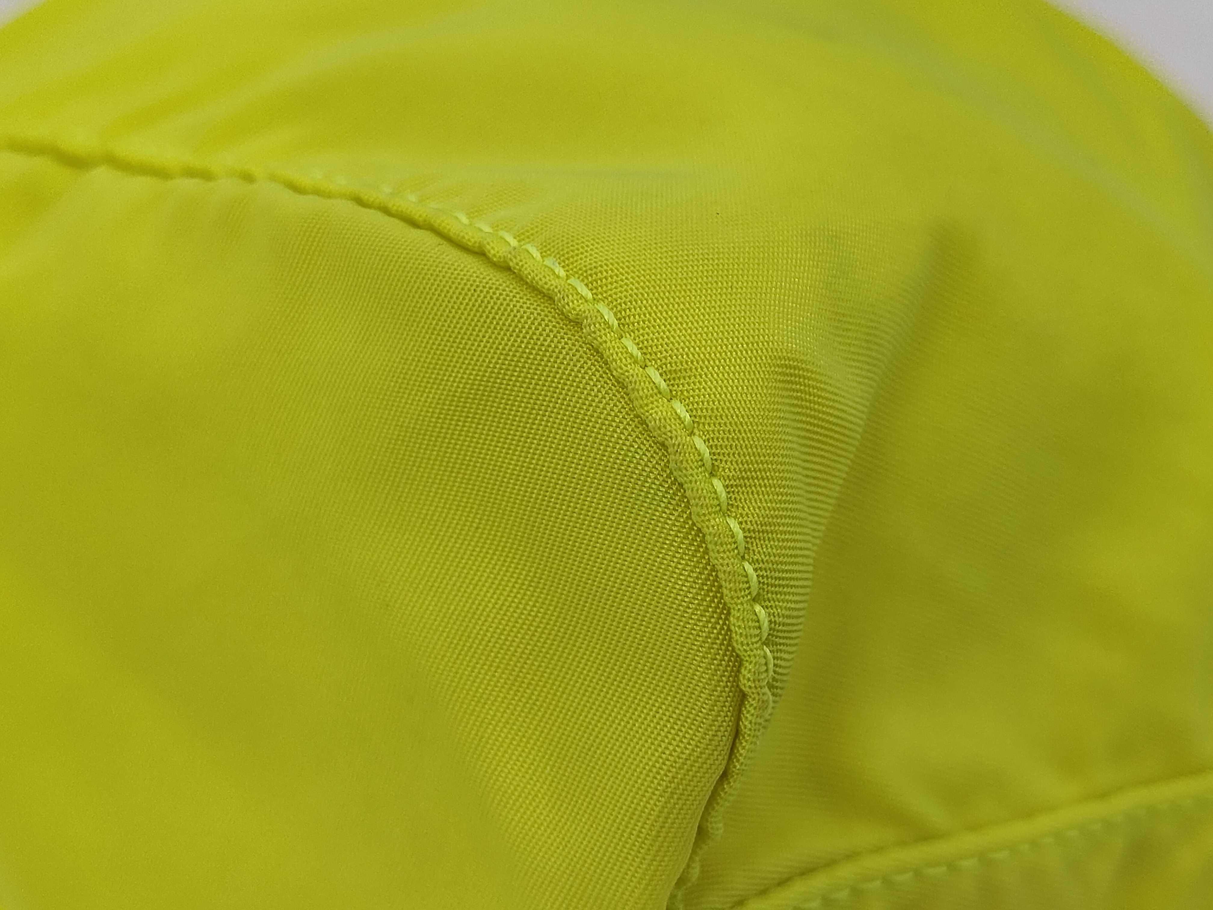 drawstring pouch, yellow, nylon pouch for small items. — view 4