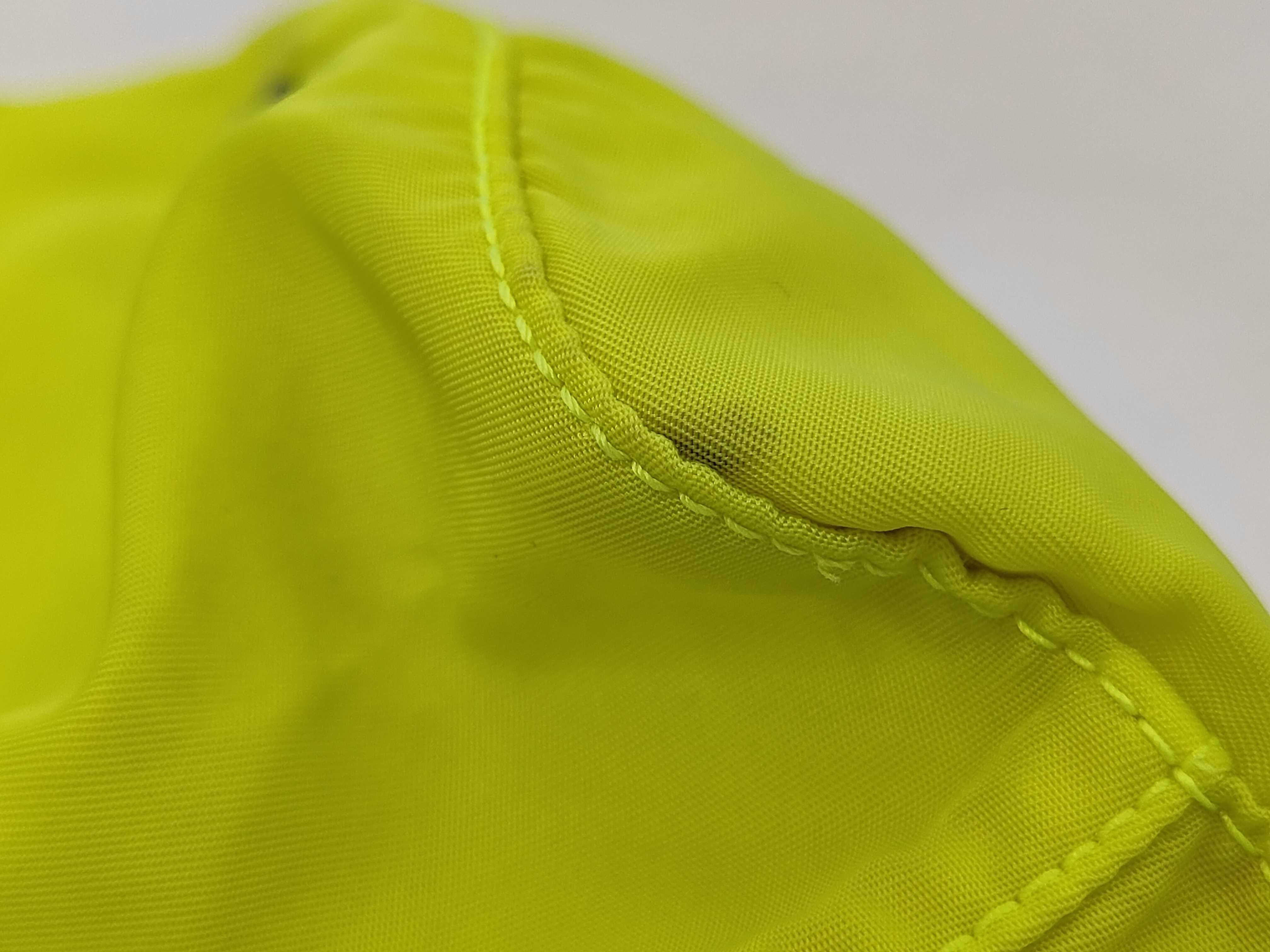 drawstring pouch, yellow, nylon pouch for small items. — view 9
