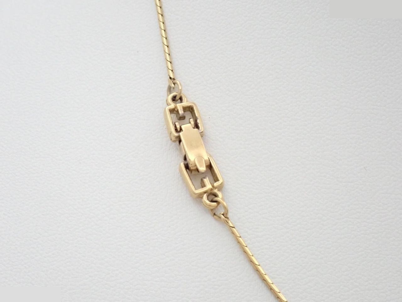 Gold necklace, chain approximately 42cm — view 2