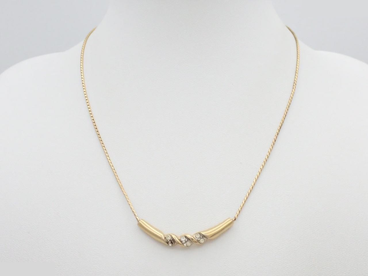 Gold necklace, chain approximately 42cm — view 3