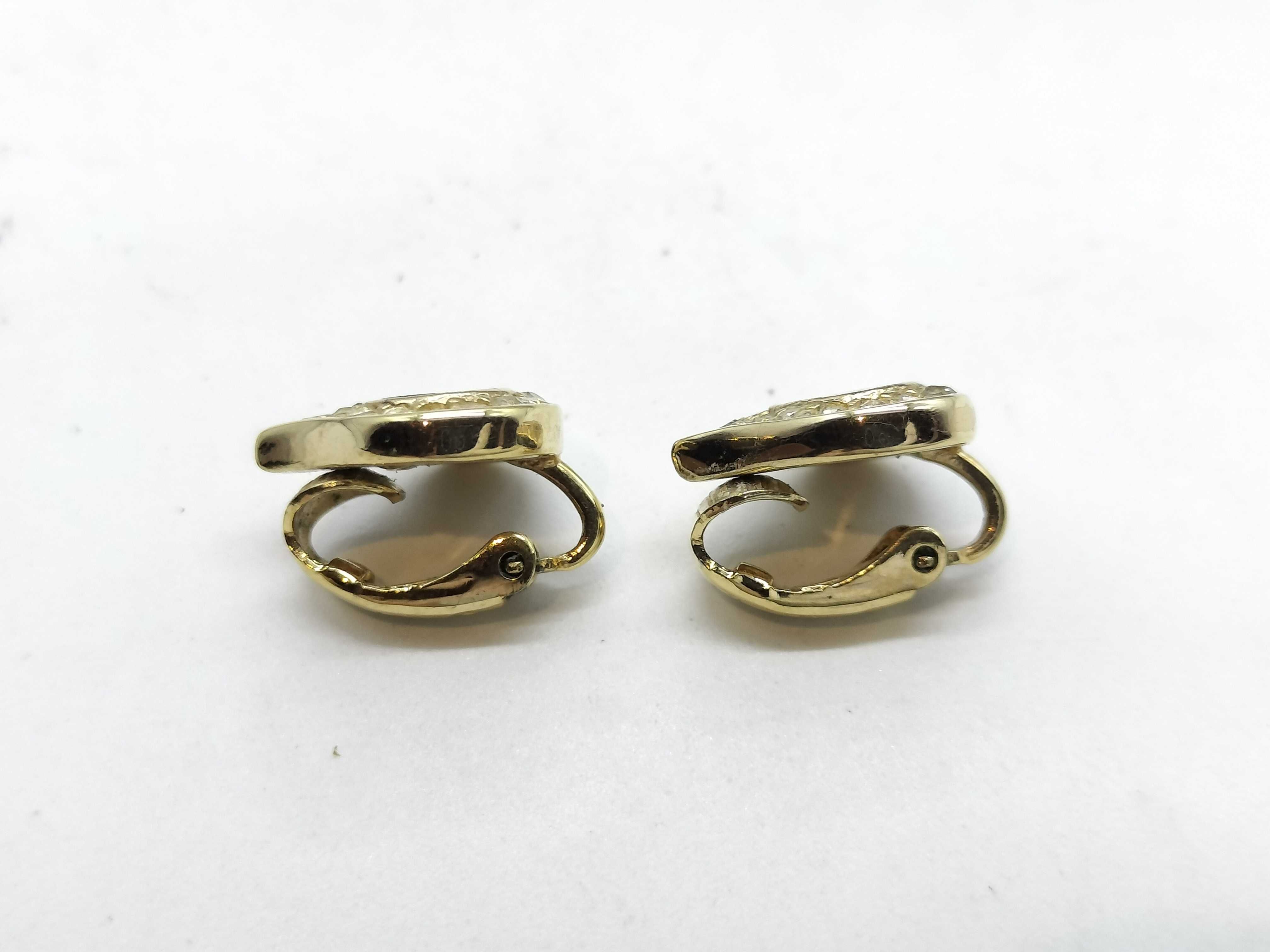Teardrop Logo Rhinestone Earrings — view 5