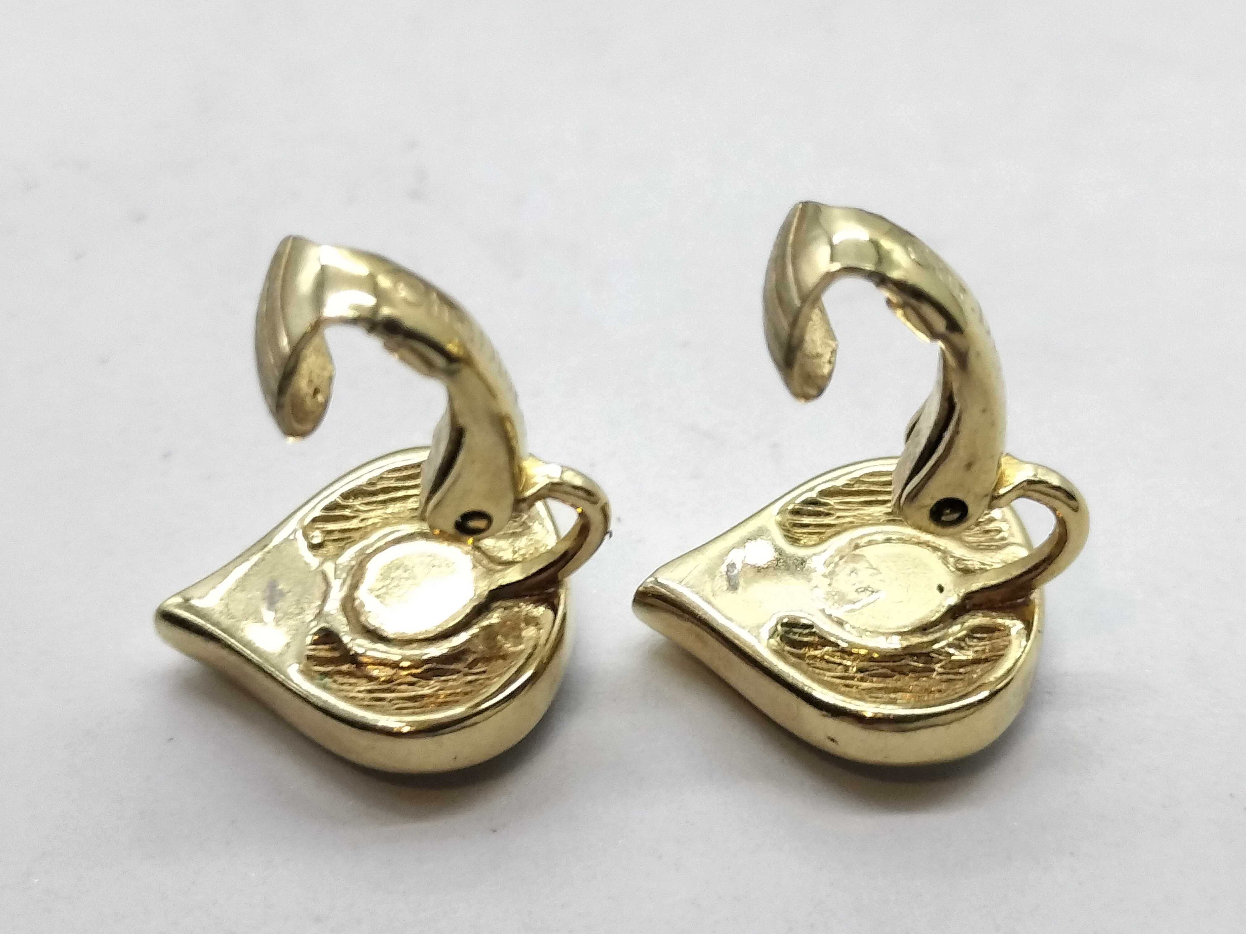 Teardrop Logo Rhinestone Earrings — view 6
