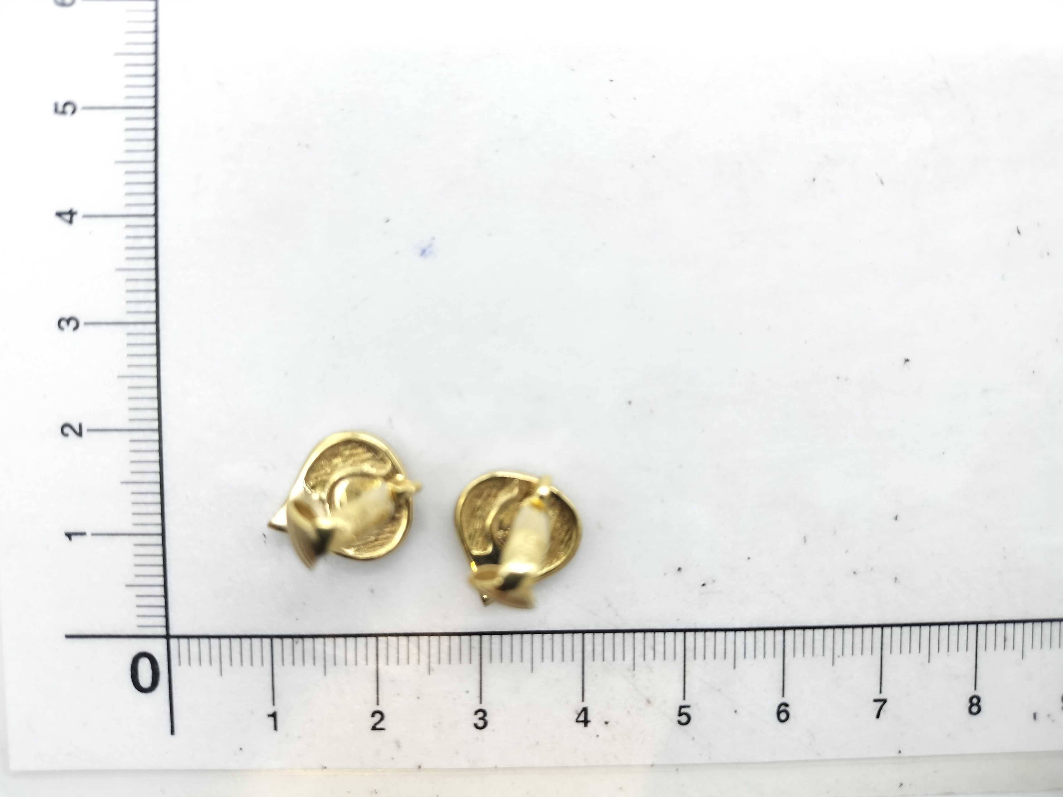 Teardrop Logo Rhinestone Earrings — view 7