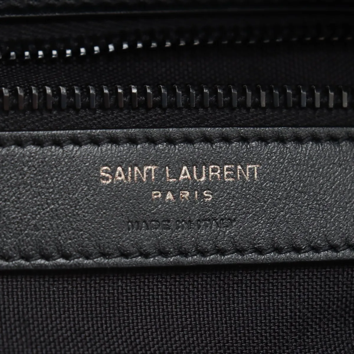 Embroidered Nylon x Leather Body Bag Black 758258 — view 10