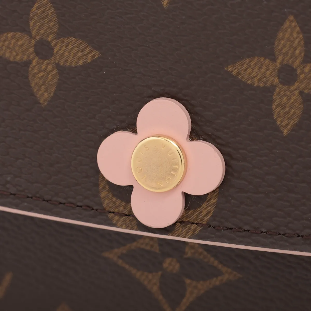 Monogram Portefeuille Emilie M64202 CA4127 Hot Pink Long Wallet with Initials — view 11