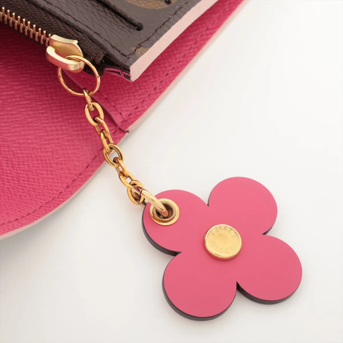 Monogram Portefeuille Emilie M64202 CA4127 Hot Pink Long Wallet with Initials — view 9