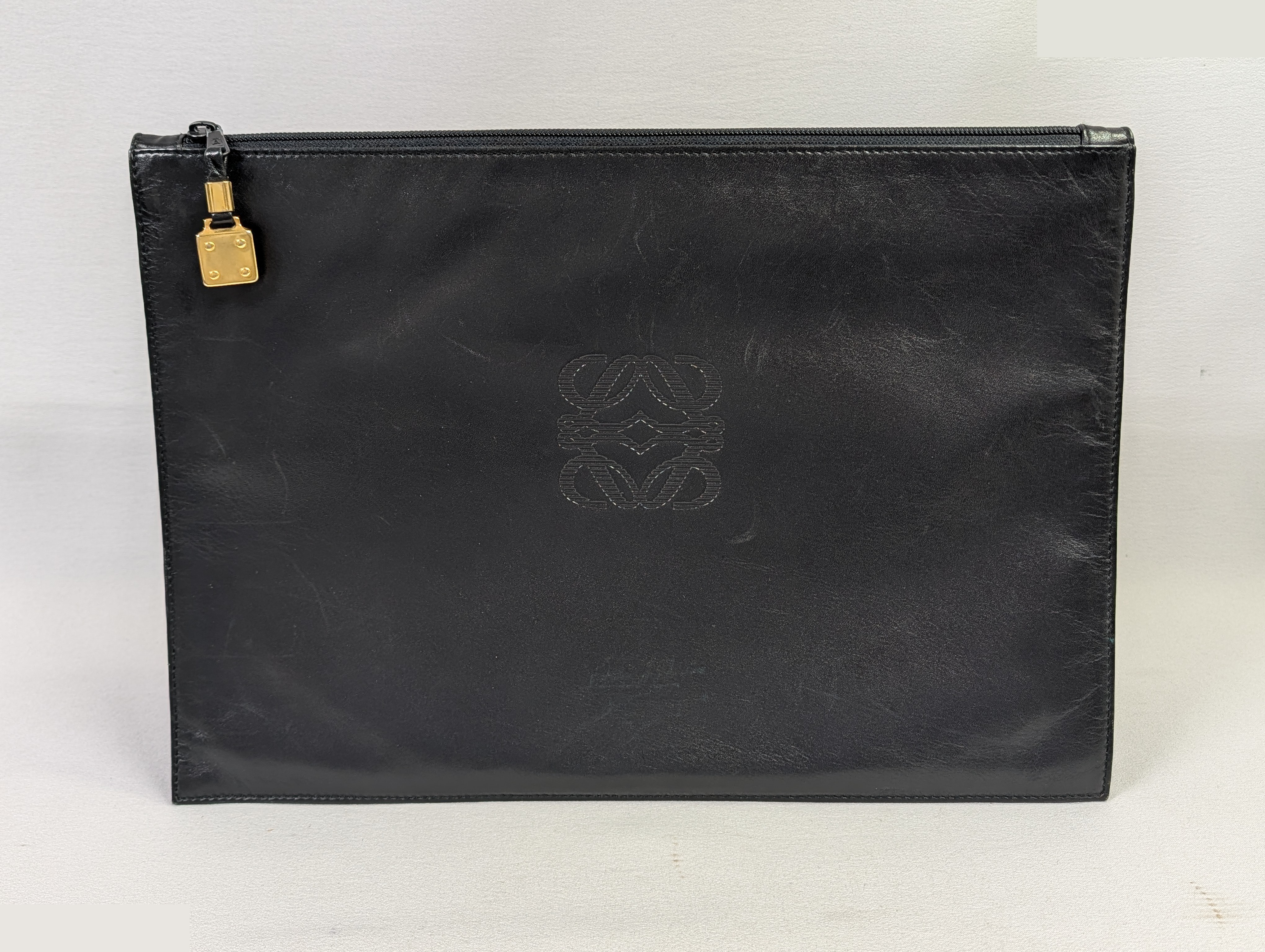 Clutch bag, Anagram, Leather
