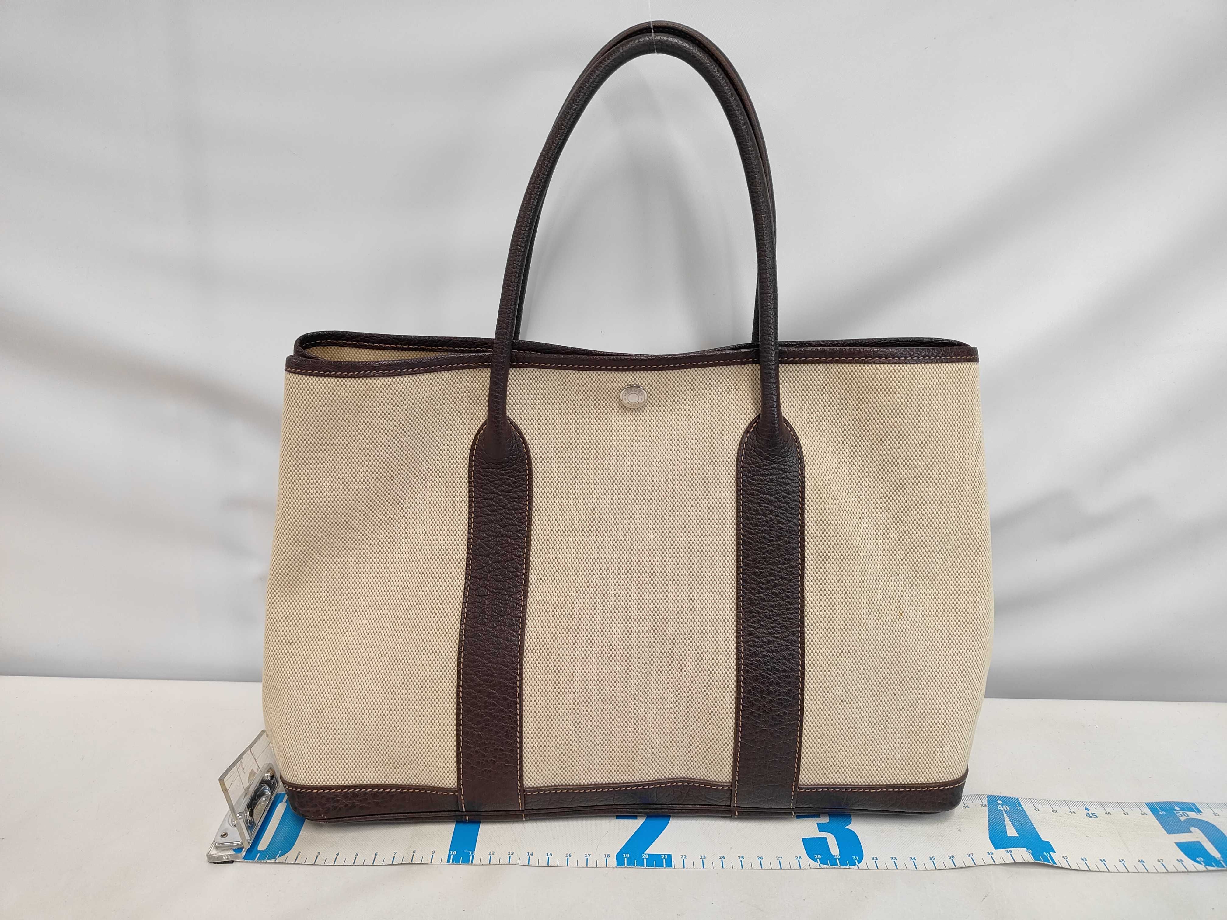 Garden Party PM Toile Tote Bag ( K stamp) — view 2