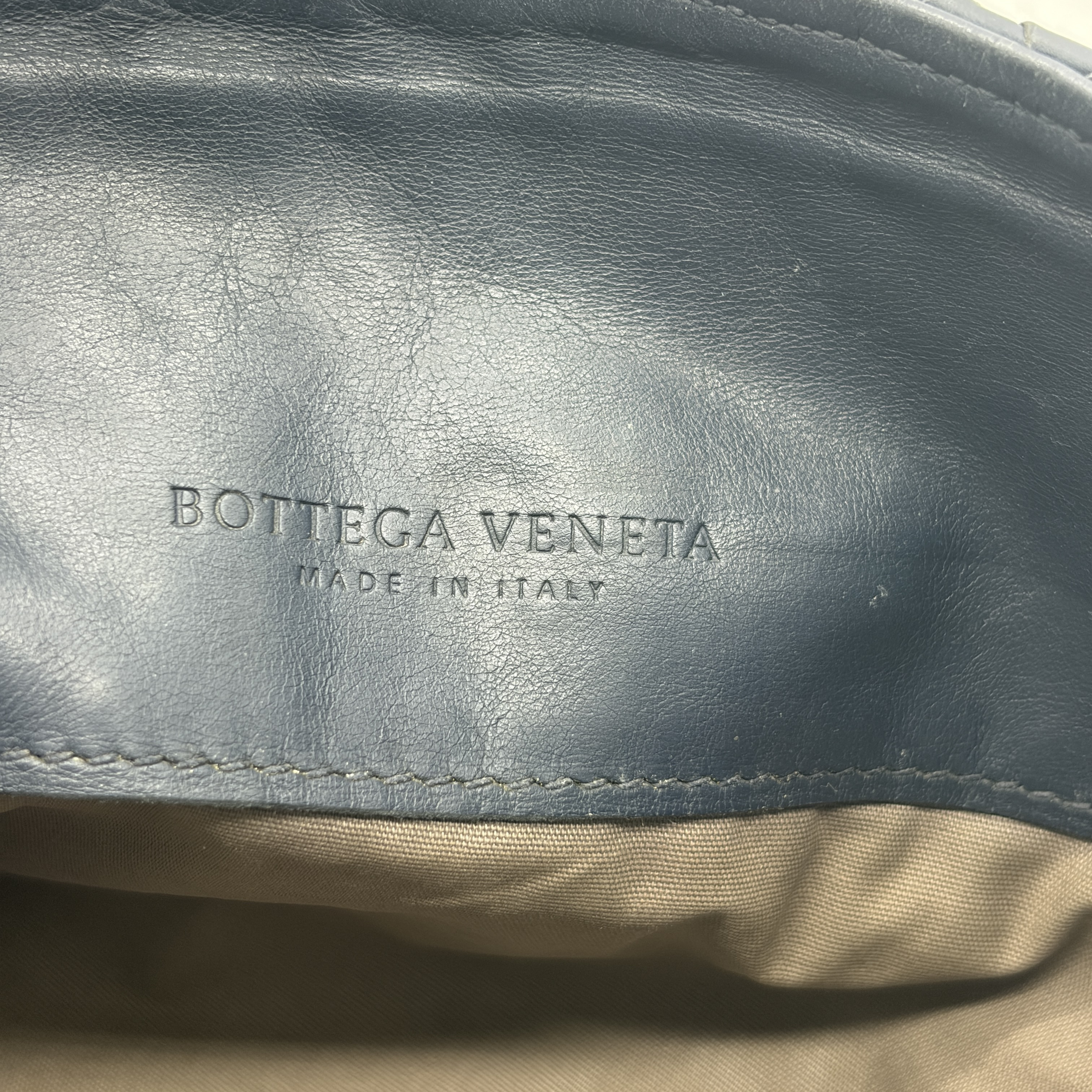 Intrecciato Leather Shoulder Bag — view 13