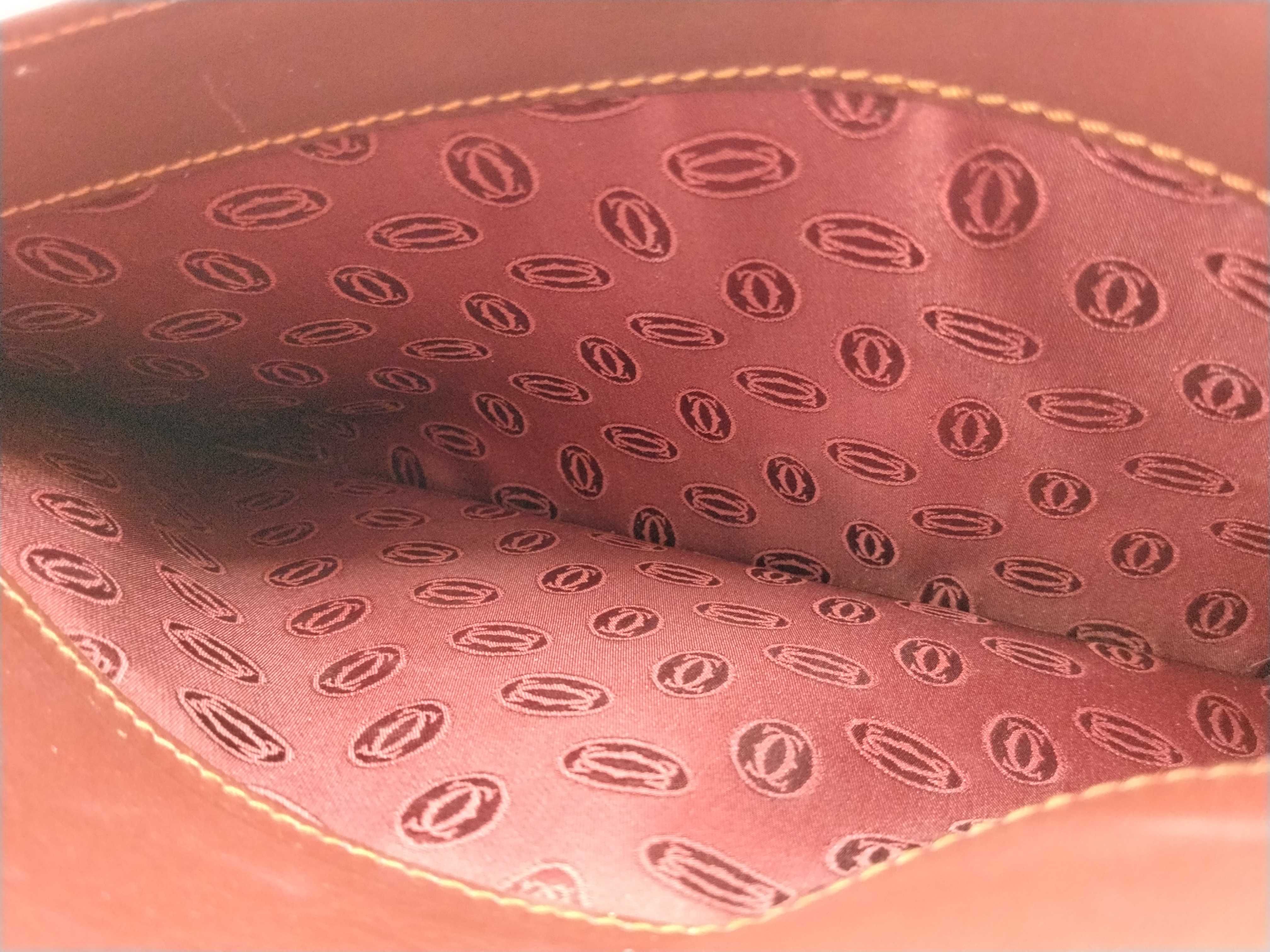 Must Line Bordeaux Leather Top Handle Handbag — view 15