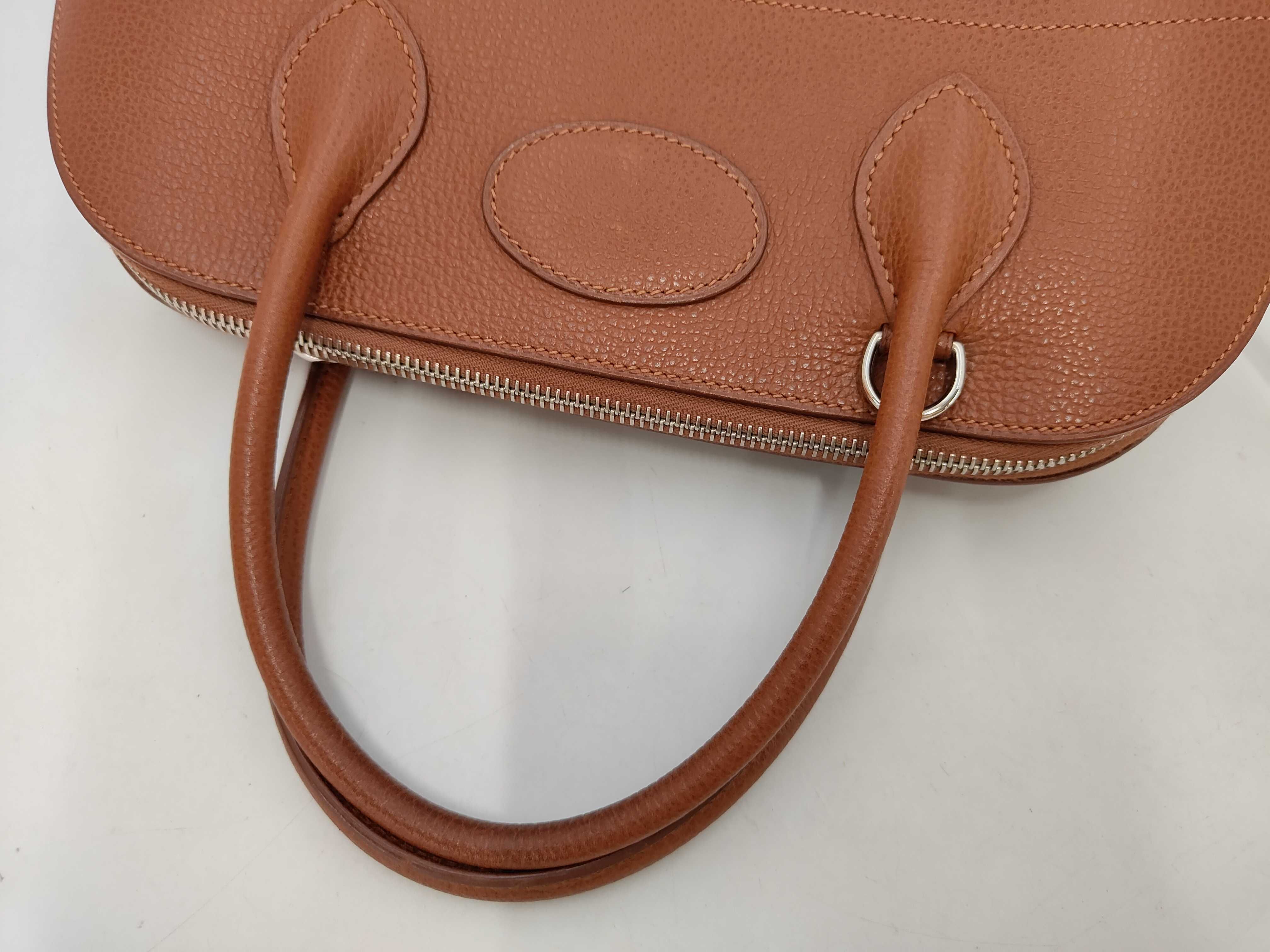 Bolide 31 Noisette Vache Lieger Silver Hardware J Stamp Handbag — view 5