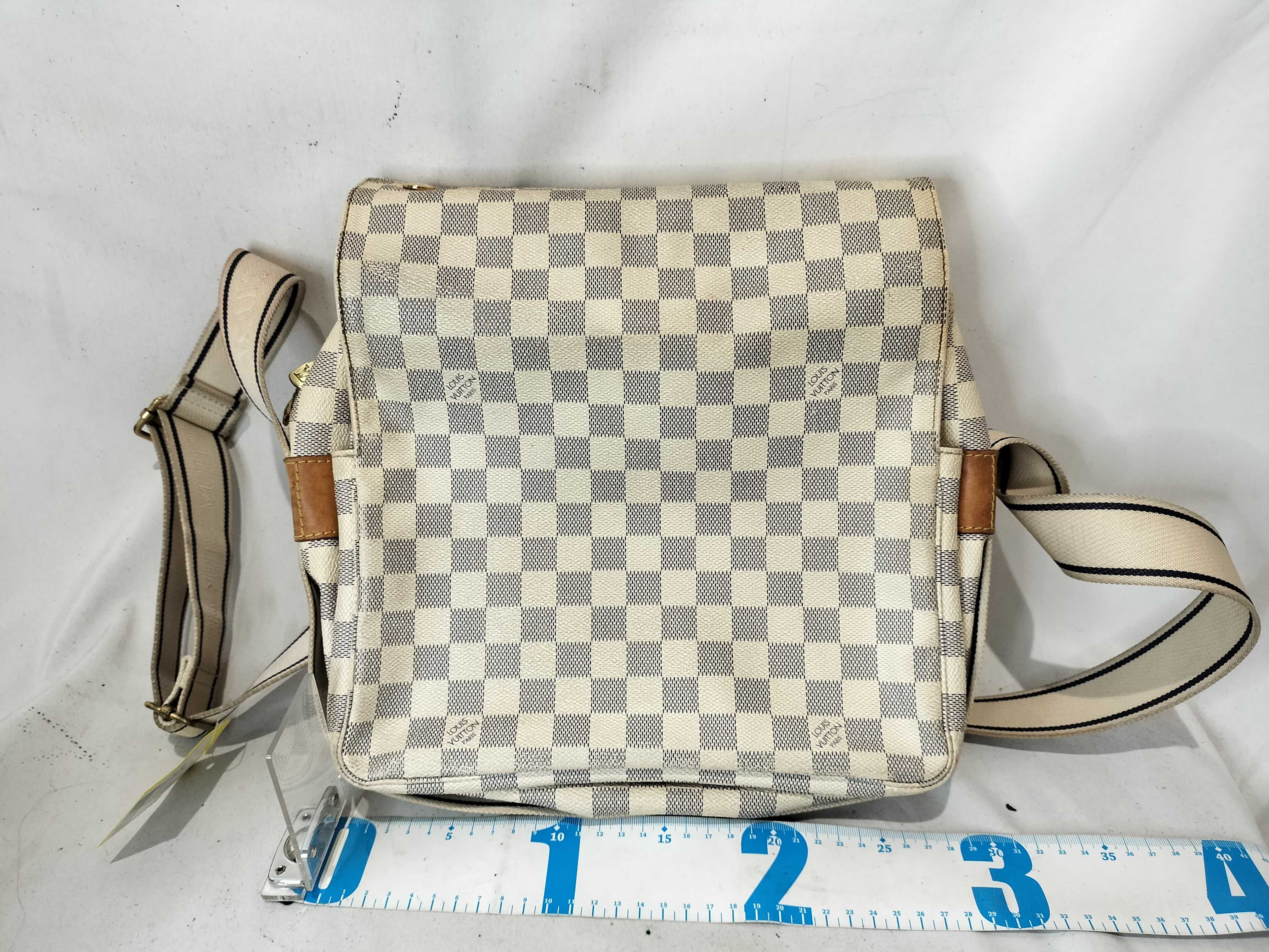 Damier Azur N51189 Naviglio Shoulder Bag — view 2