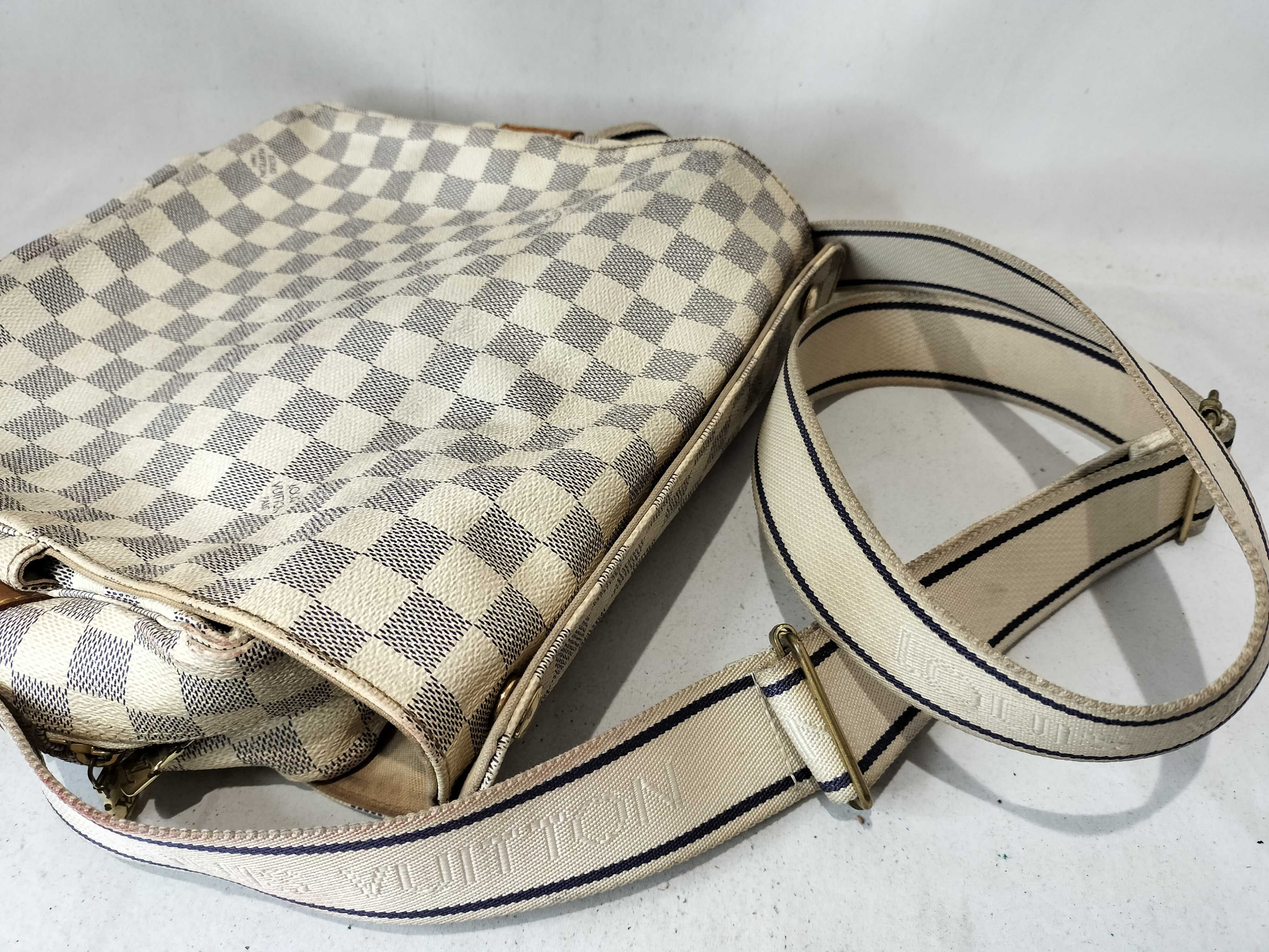 Damier Azur N51189 Naviglio Shoulder Bag — view 3