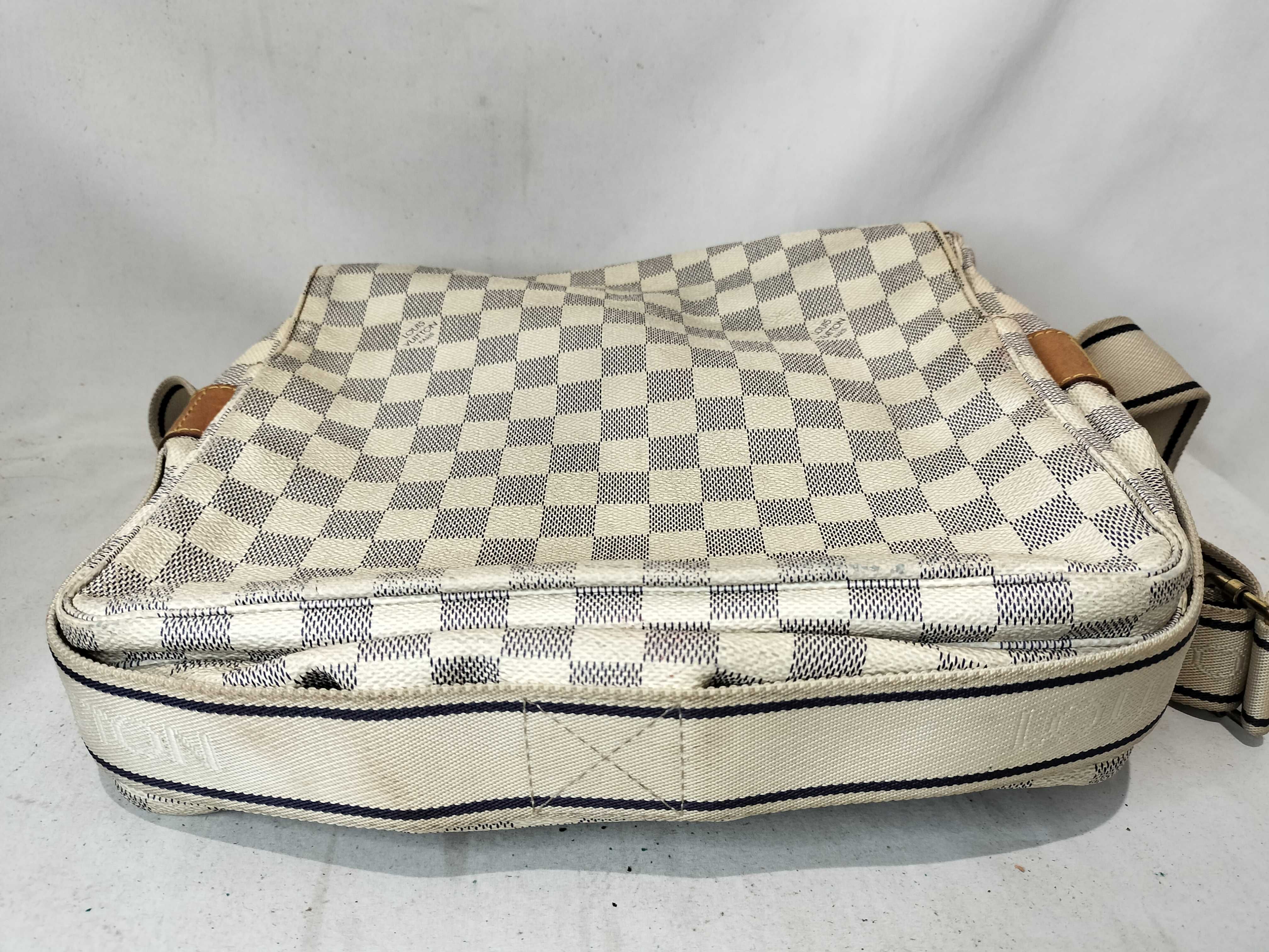 Damier Azur N51189 Naviglio Shoulder Bag — view 7