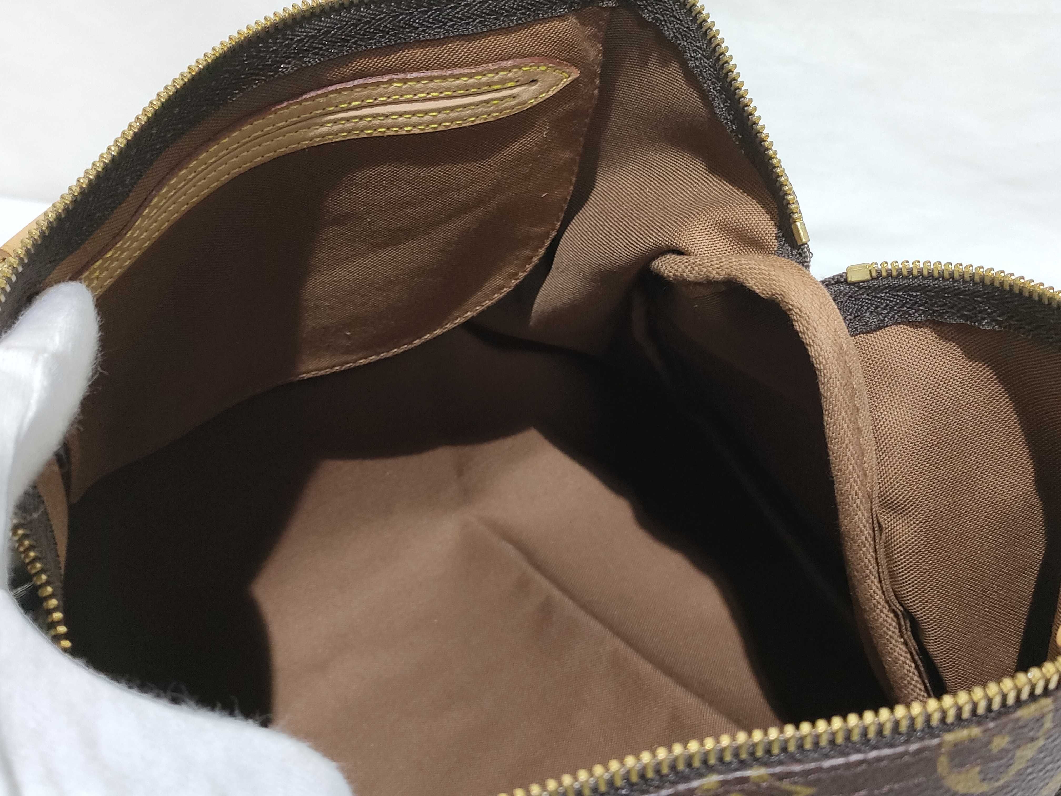 Monogram Speedy 35 Marron Coated Canvas M41524 Handbag — view 11