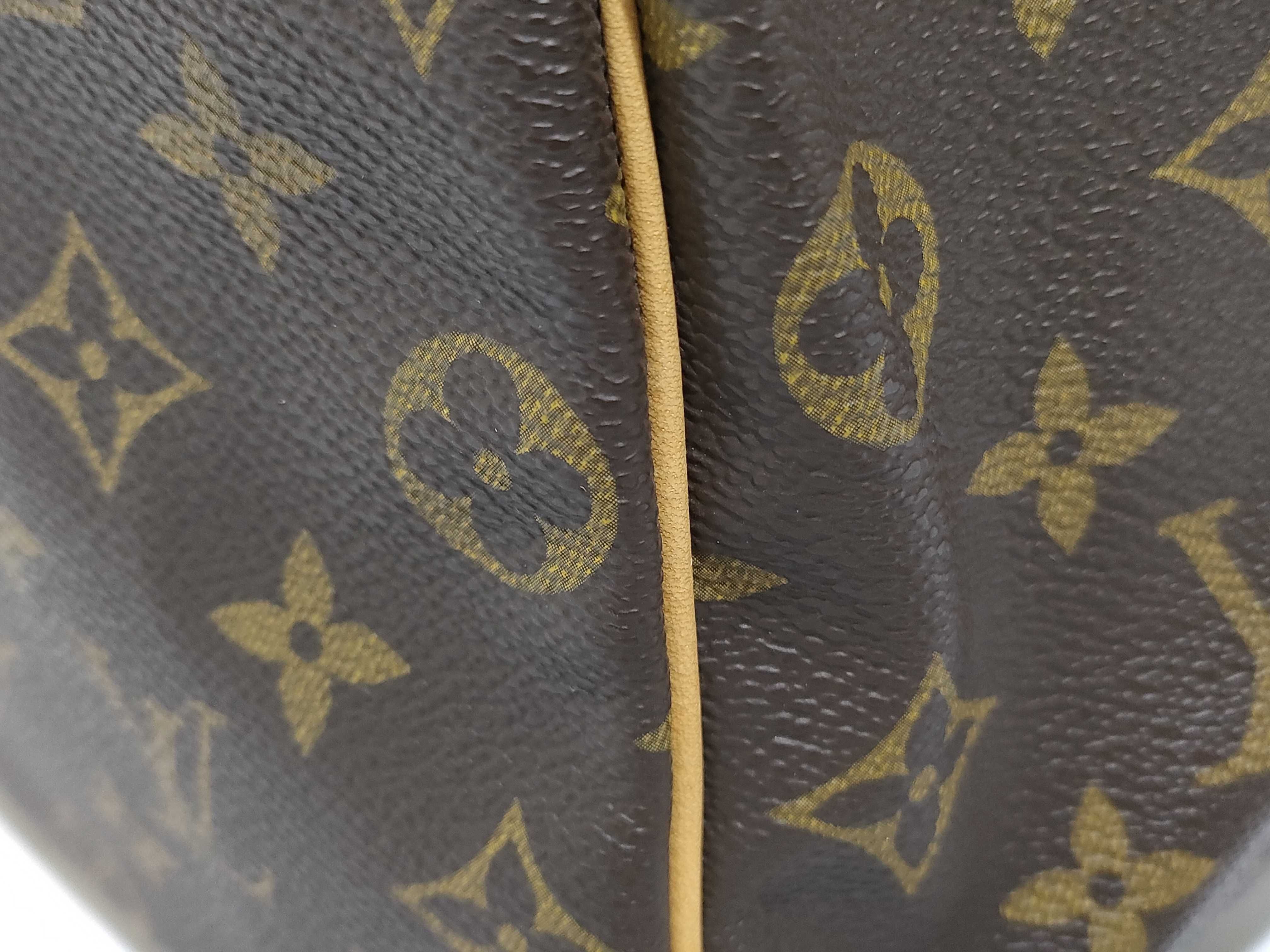 Monogram Speedy 35 Marron Coated Canvas M41524 Handbag — view 13