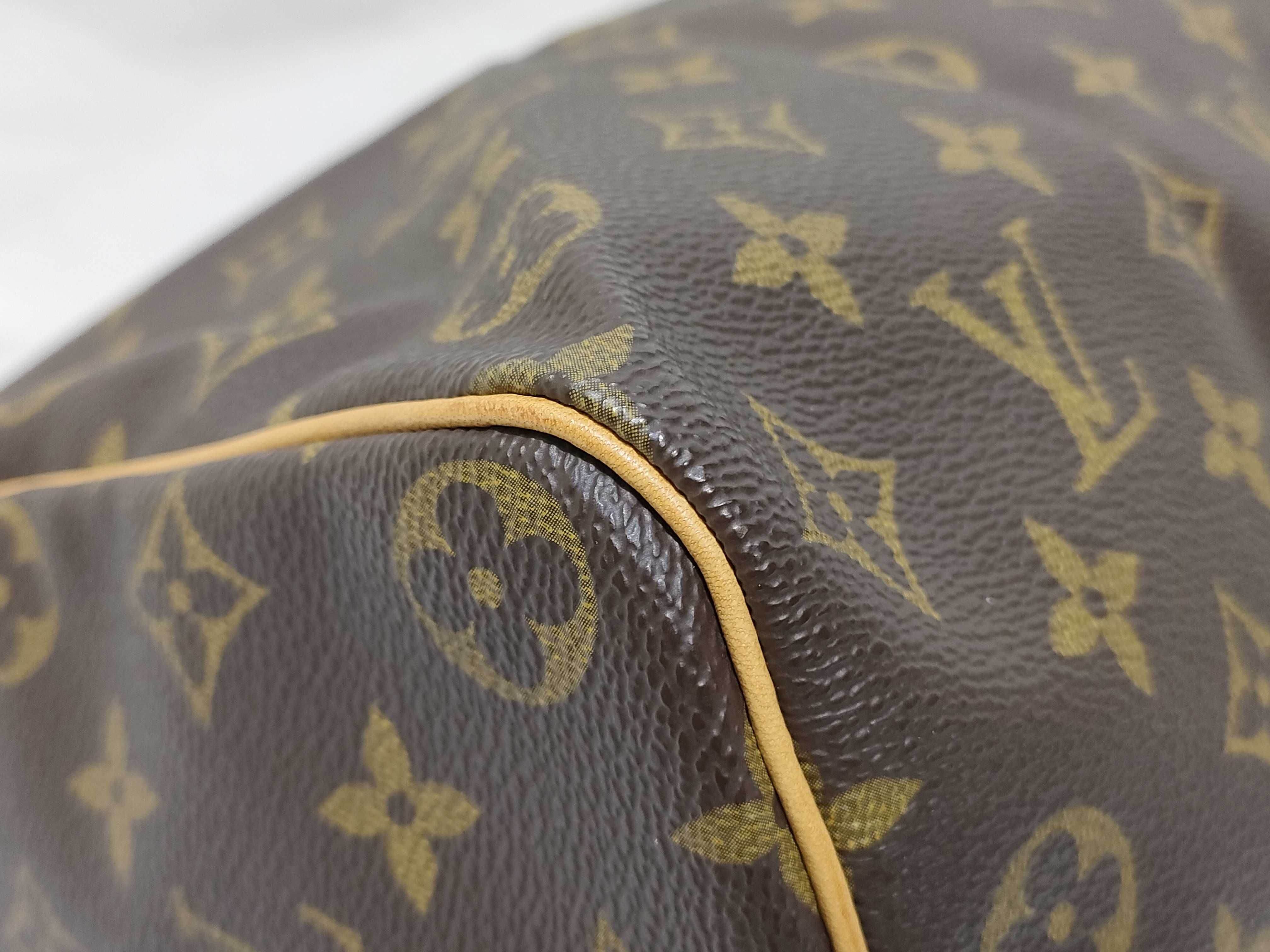 Monogram Speedy 35 Marron Coated Canvas M41524 Handbag — view 6