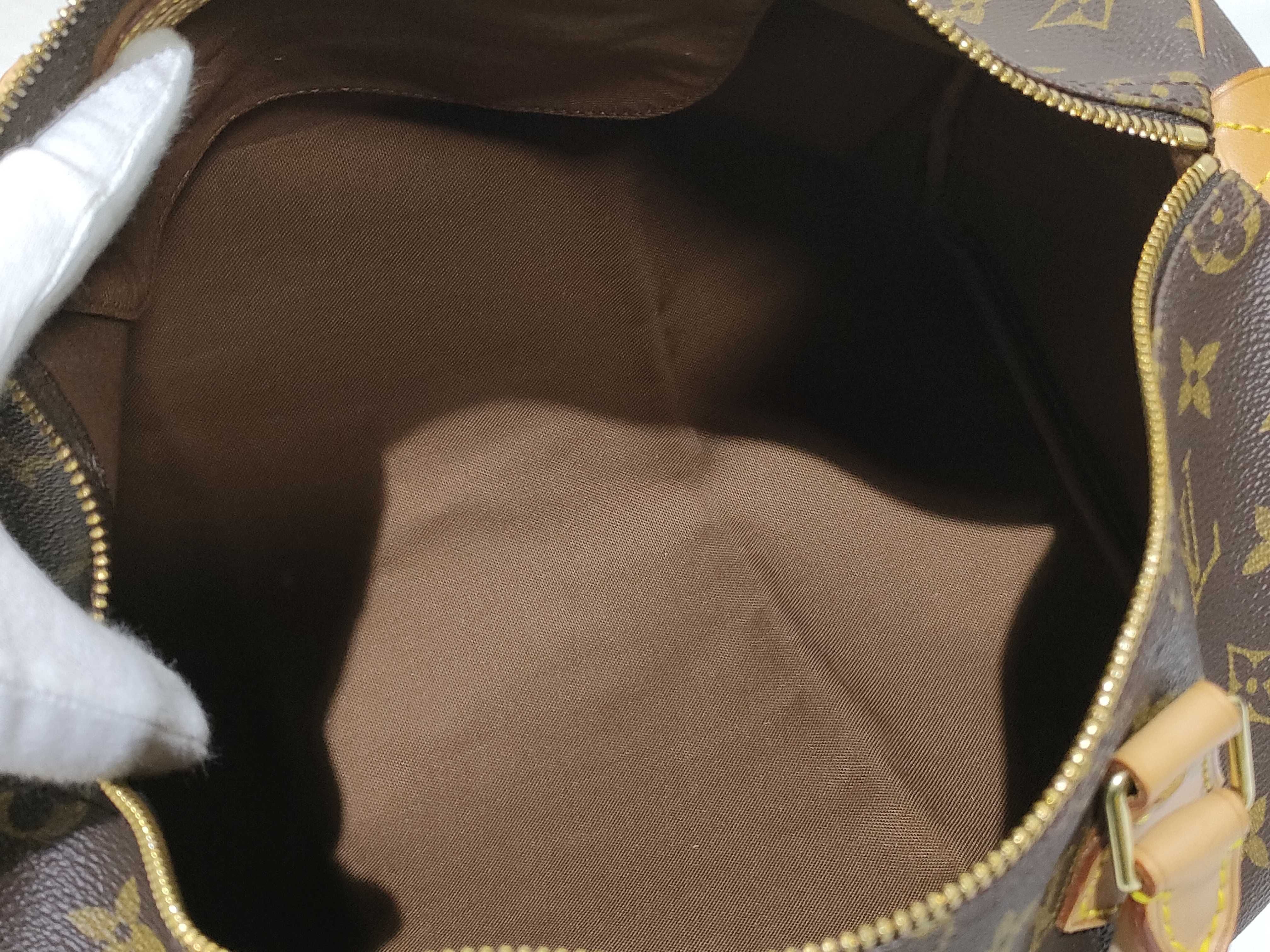 Monogram Speedy 35 Marron Coated Canvas M41524 Handbag — view 9