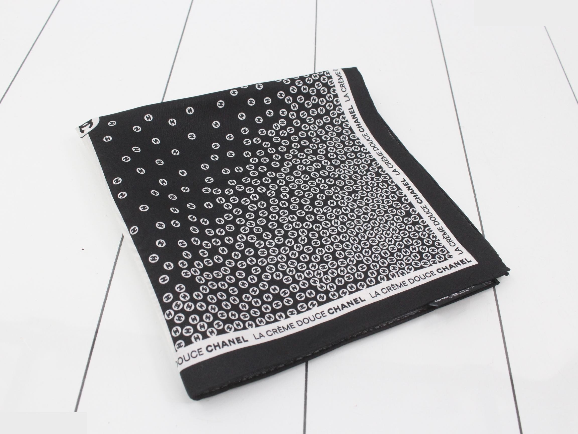 Coco Mark Silk Scarf (with tag)
